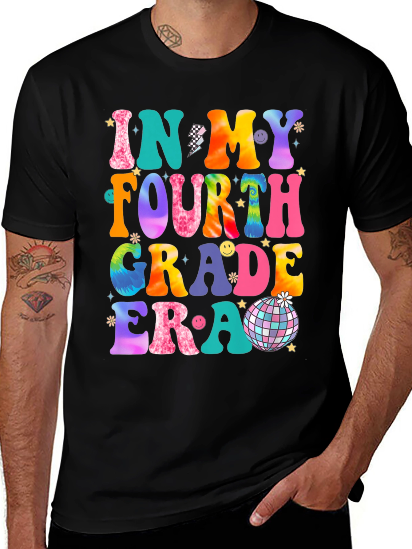 Variant 15 of Groovy In My Fourth Grade Era T-Shirt