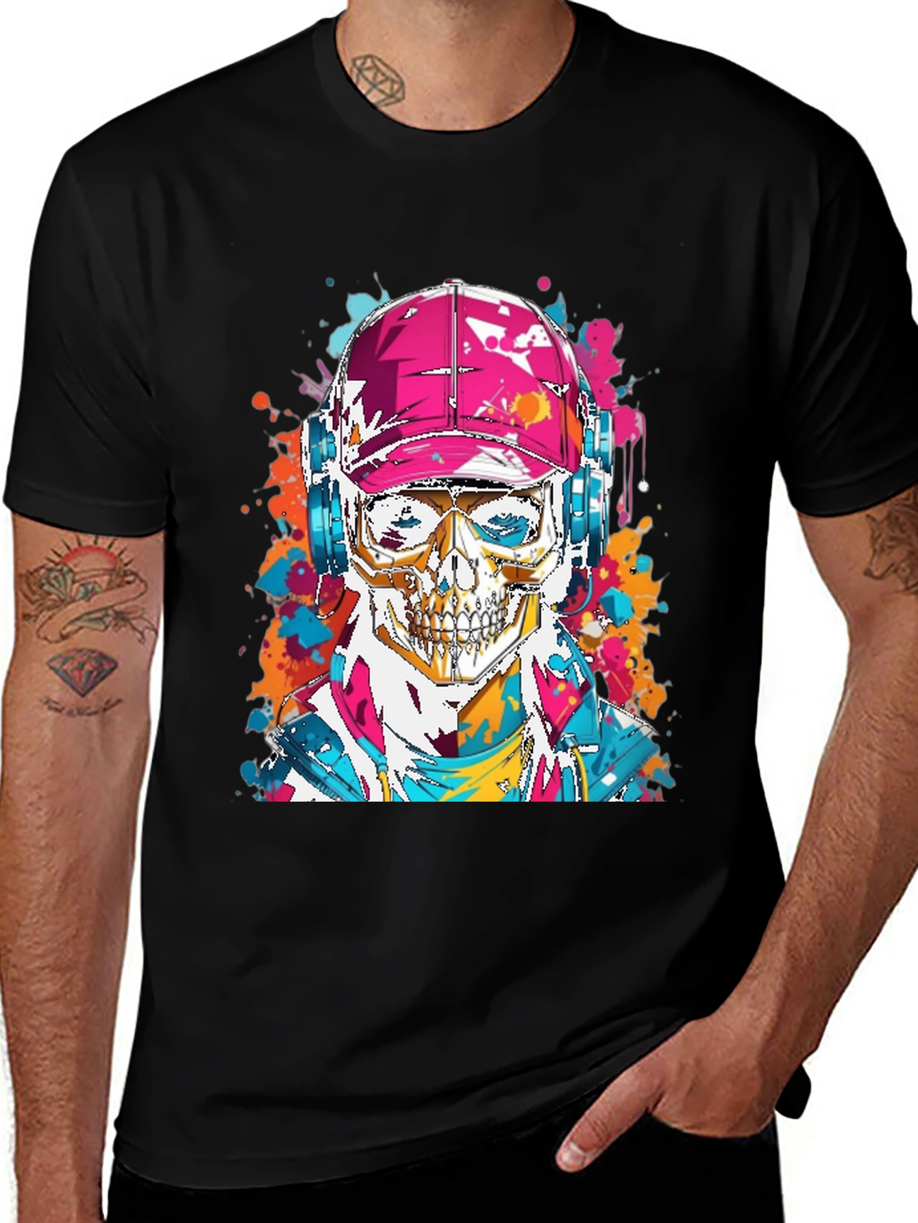Variant 25 of Skull Graphic Tee - Urban Style