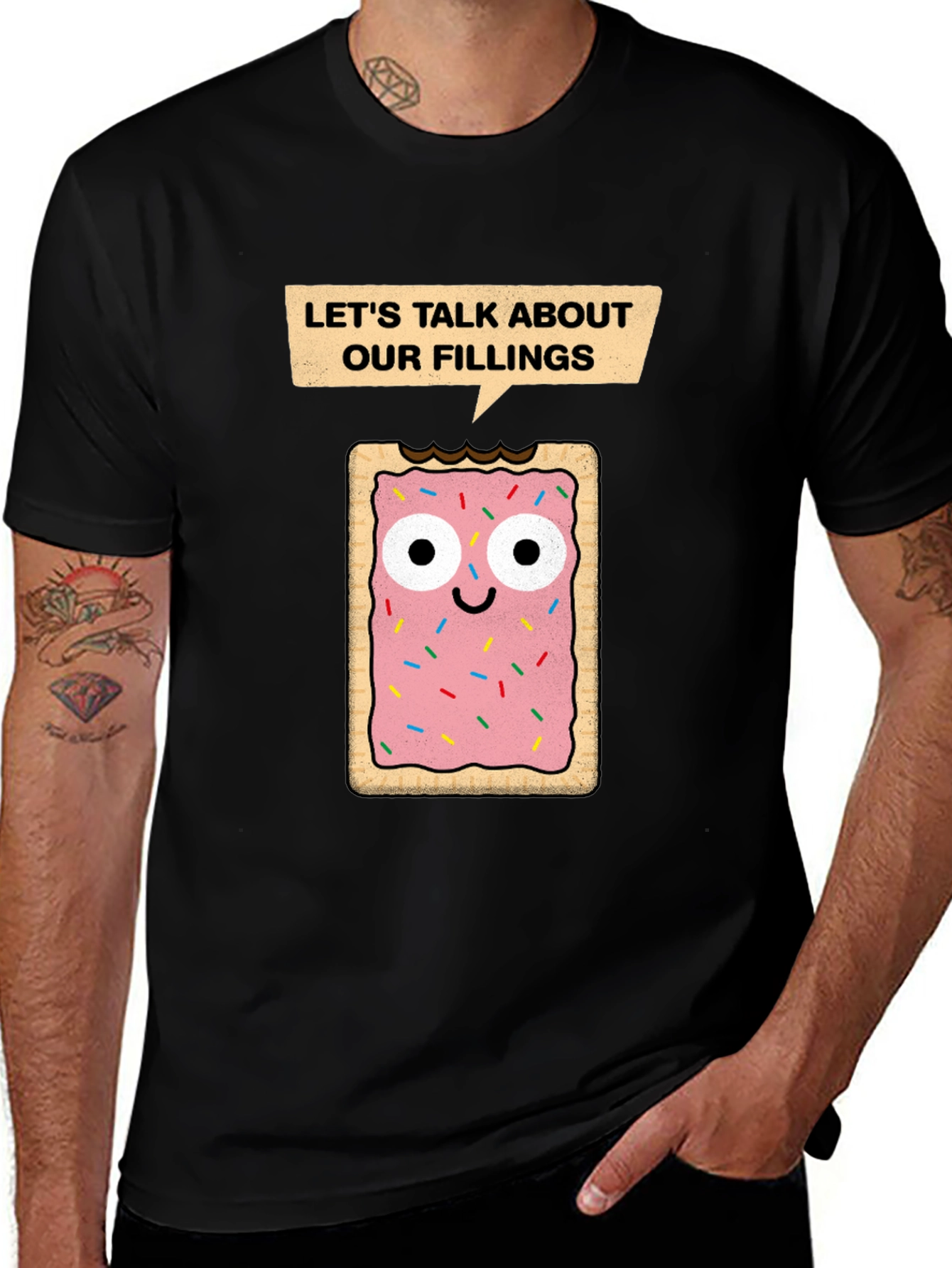 Variant 4 of Funny Pop-Tart Filling T-Shirt