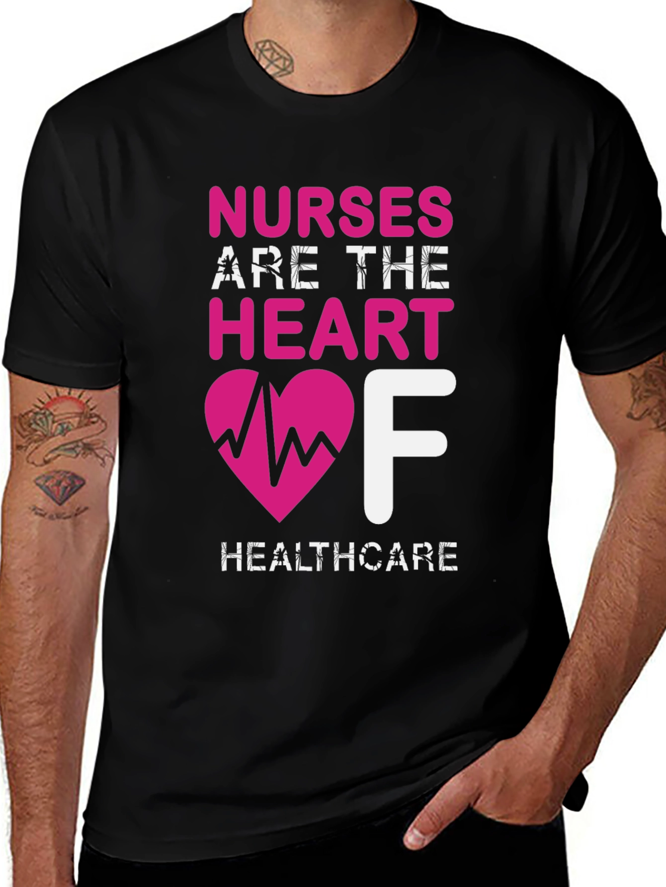 Variant 16 of Nurses are the Heart of Healthcare T-Shirt