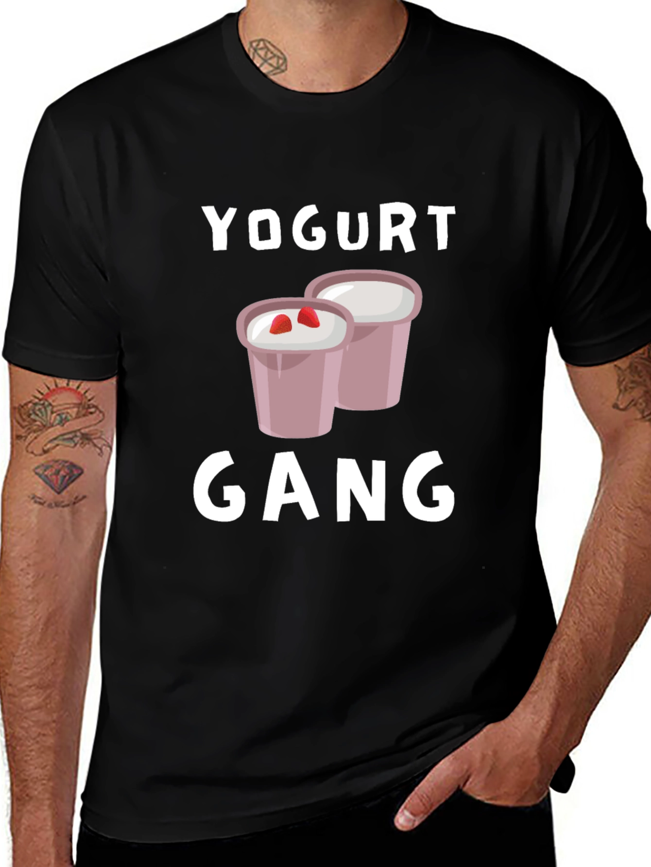 Variant 22 of Yogurt Gang T-Shirt - Funny Foodie Tee