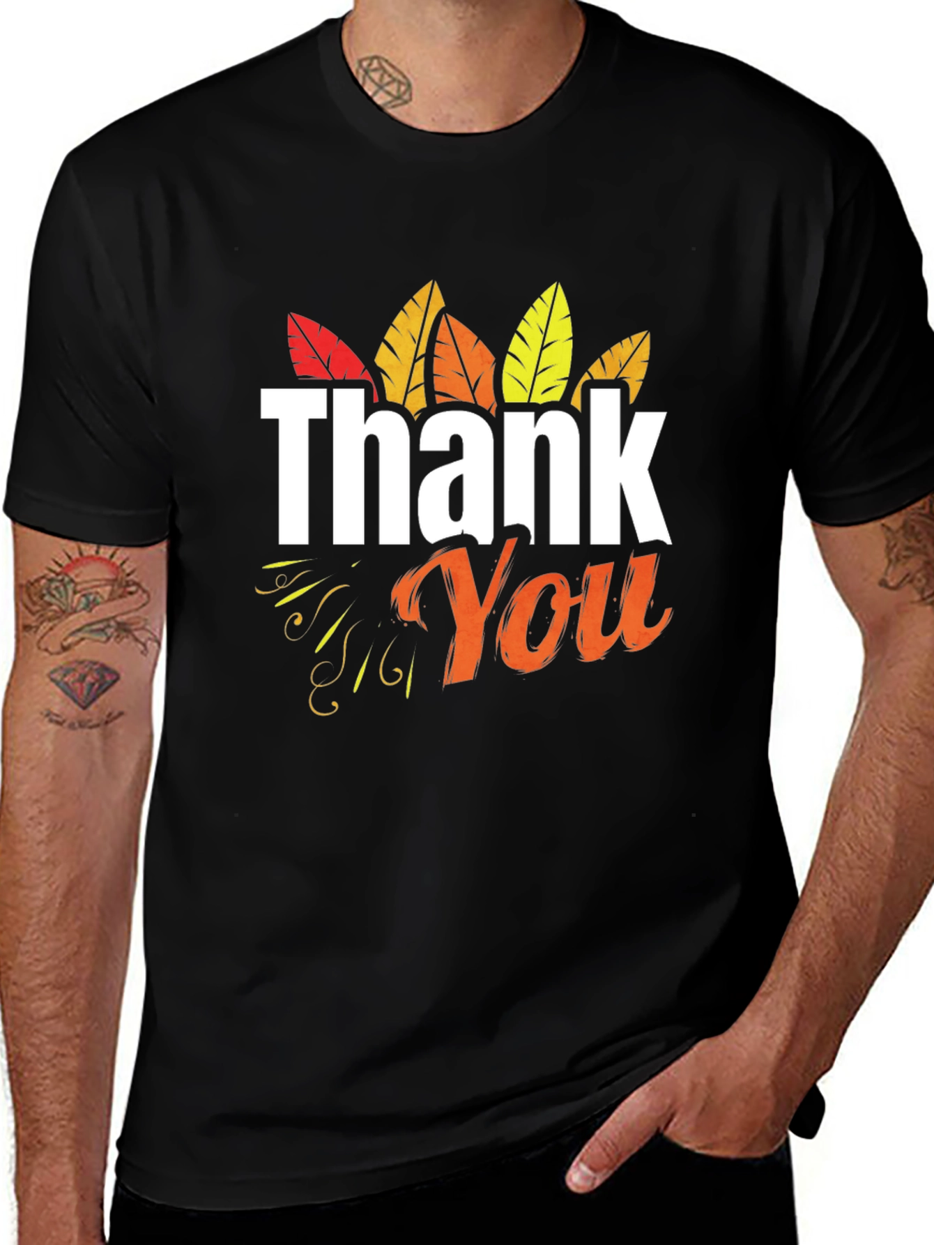 Thank You Thanksgiving Graphic T-Shirt