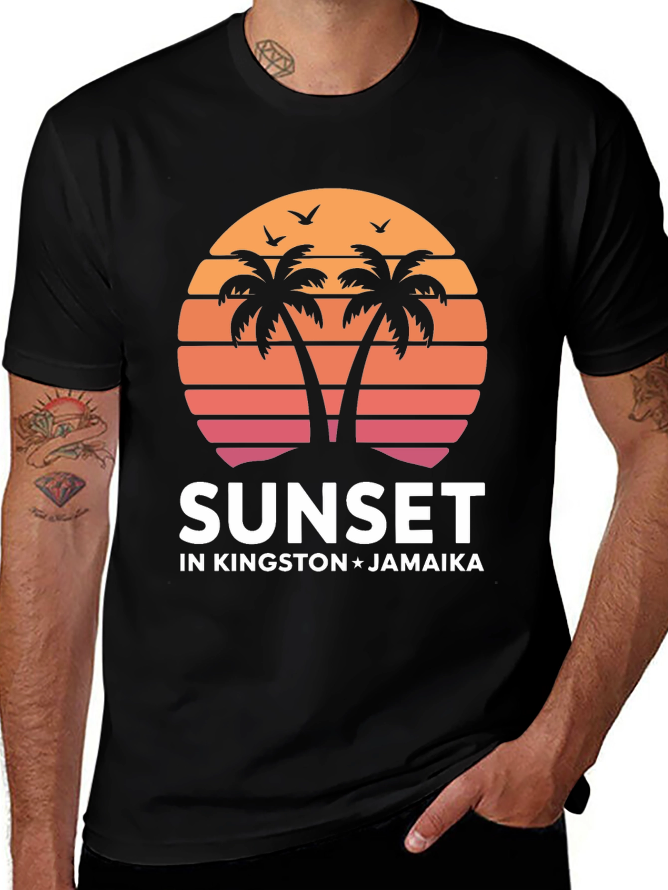 Sunset in Kingston, Jamaica T-Shirt