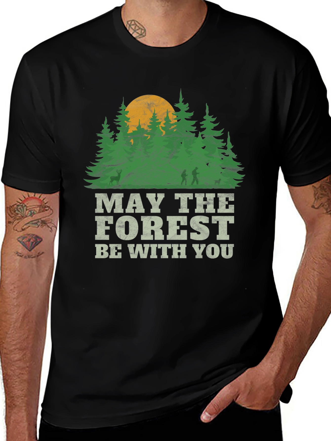Variant 23 of May The Forest Be With You Graphic T-Shirt