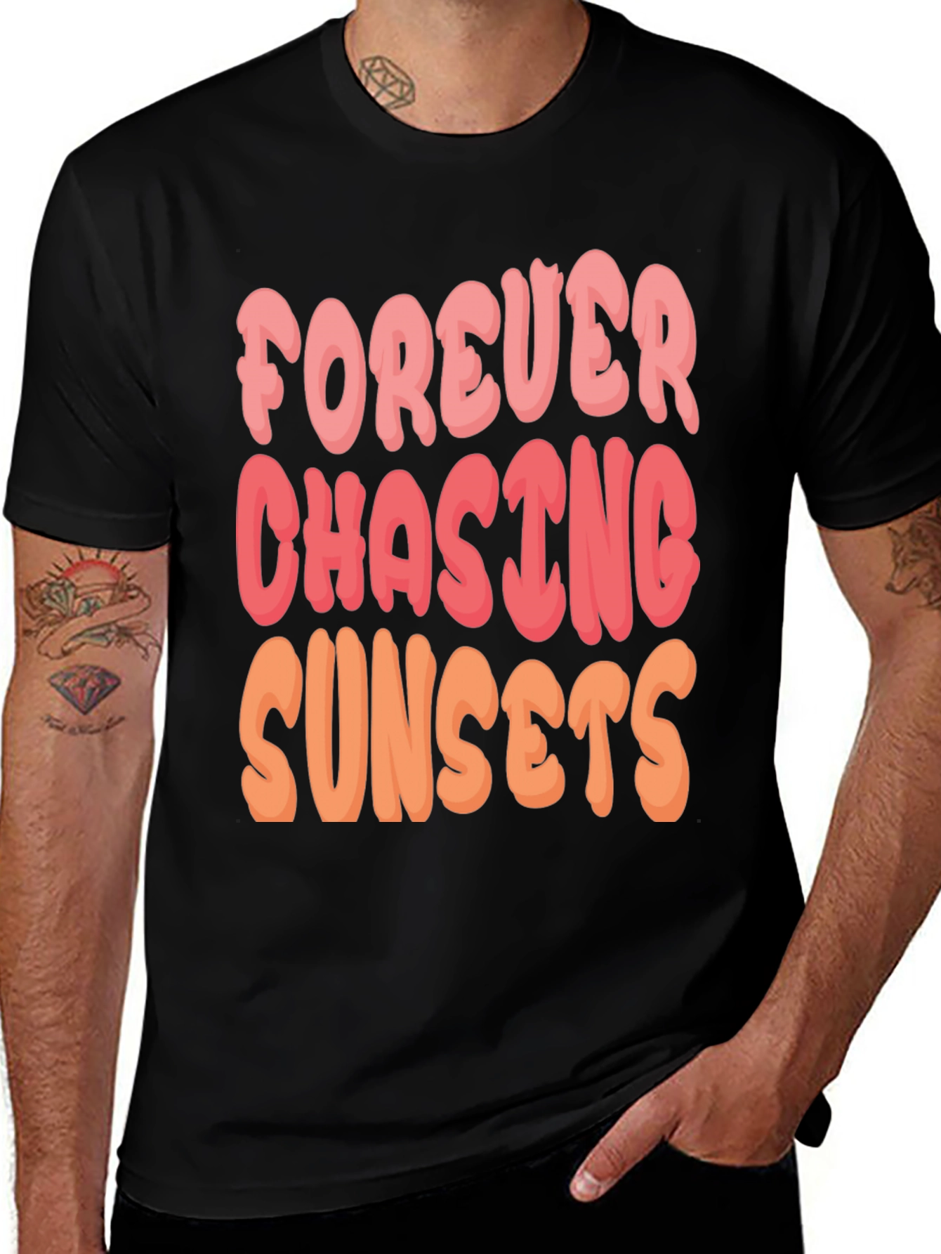 Variant 21 of Forever Chasing Sunsets Graphic Tee