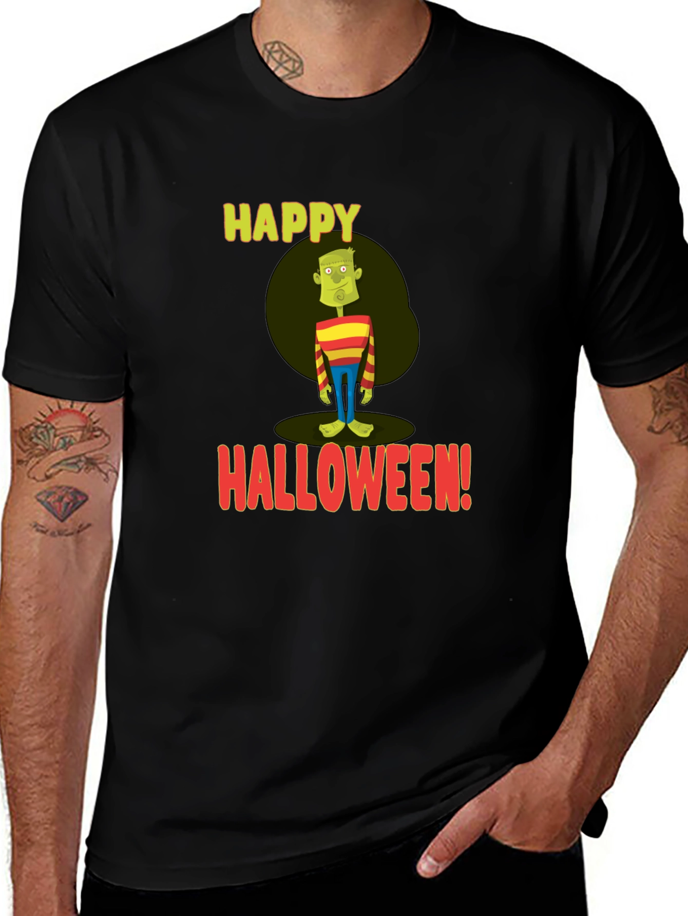 Variant 29 of Happy Halloween Zombie T-Shirt