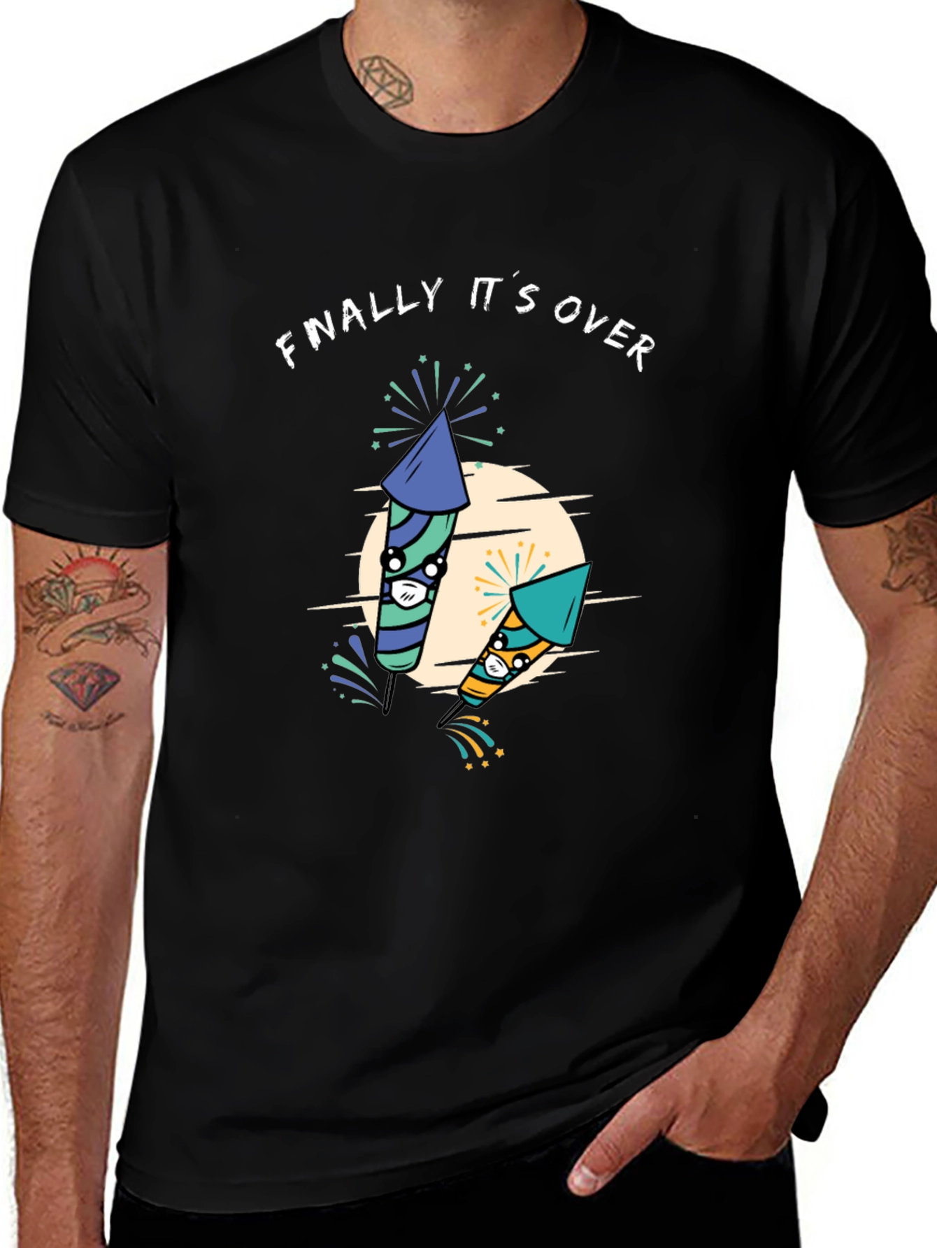 Variant 3 of Finally It's Over Graphic Tee - Relaxed Fit