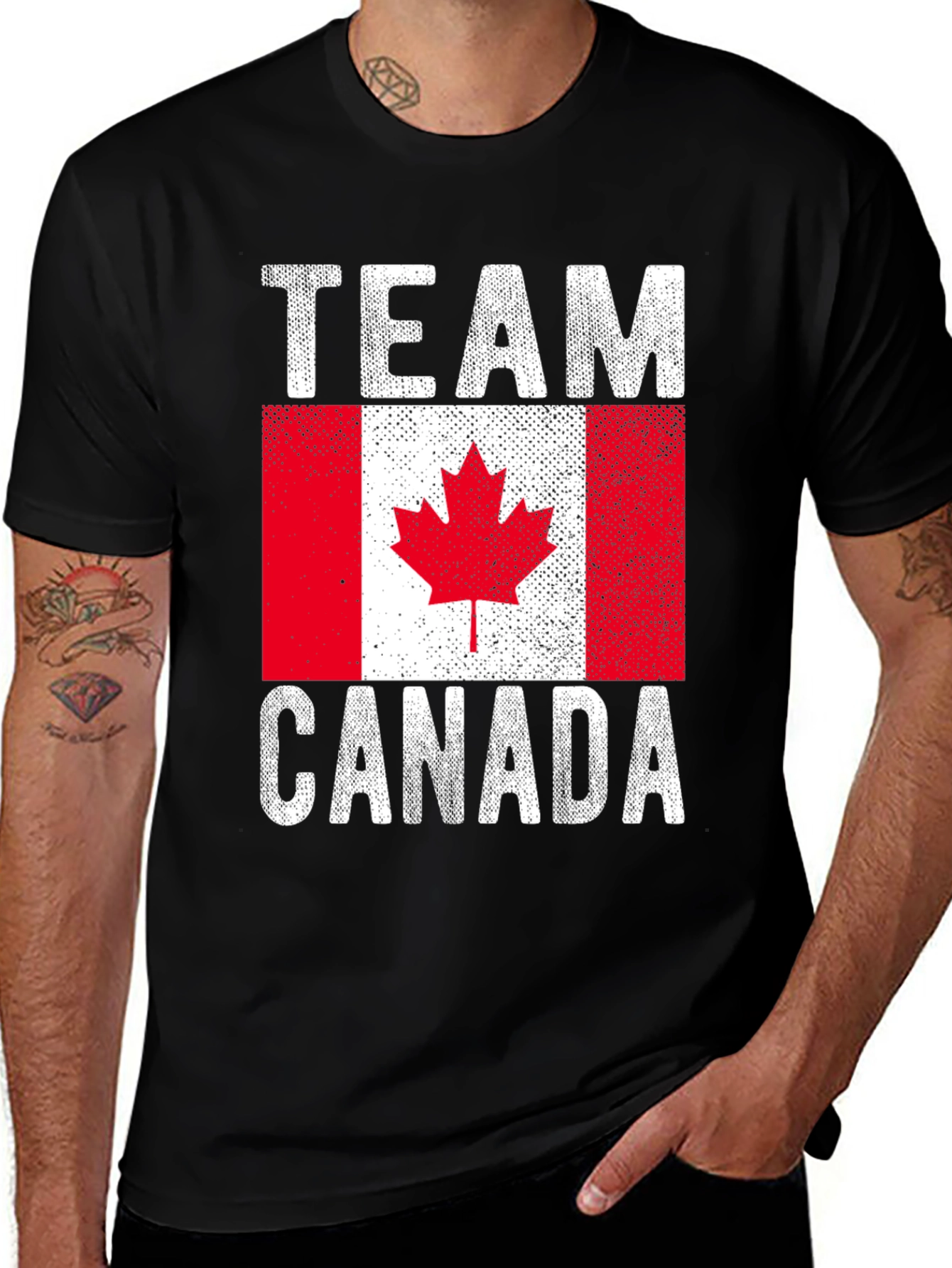 Team Canada Flag Graphic T-Shirt