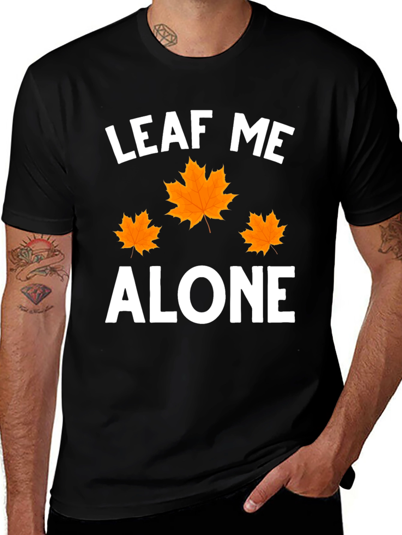 Leaf Me Alone Graphic T-Shirt