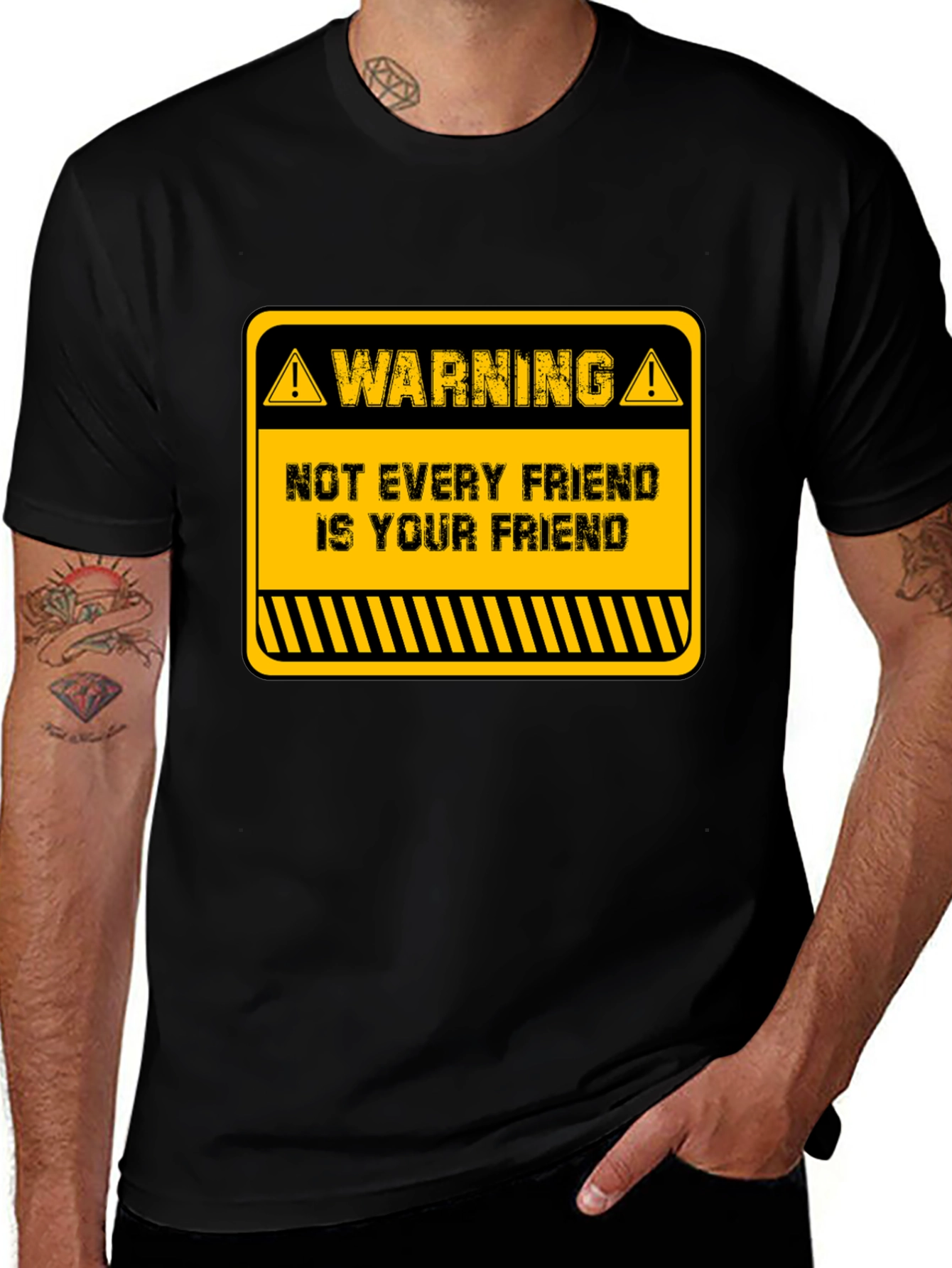 Variant 15 of Warning Not Every Friend T-Shirt - Funny Graphic Tee