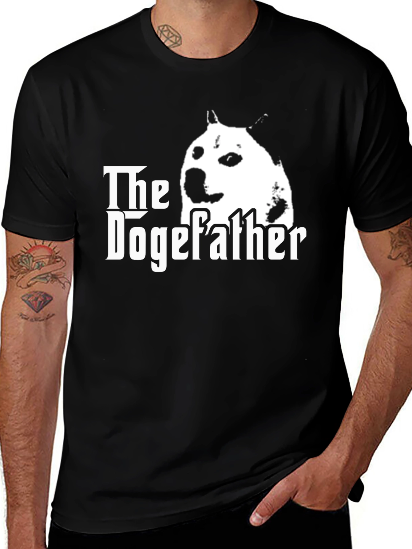 Variant 21 of The Dogefather T-Shirt - Funny Doge Meme Tee