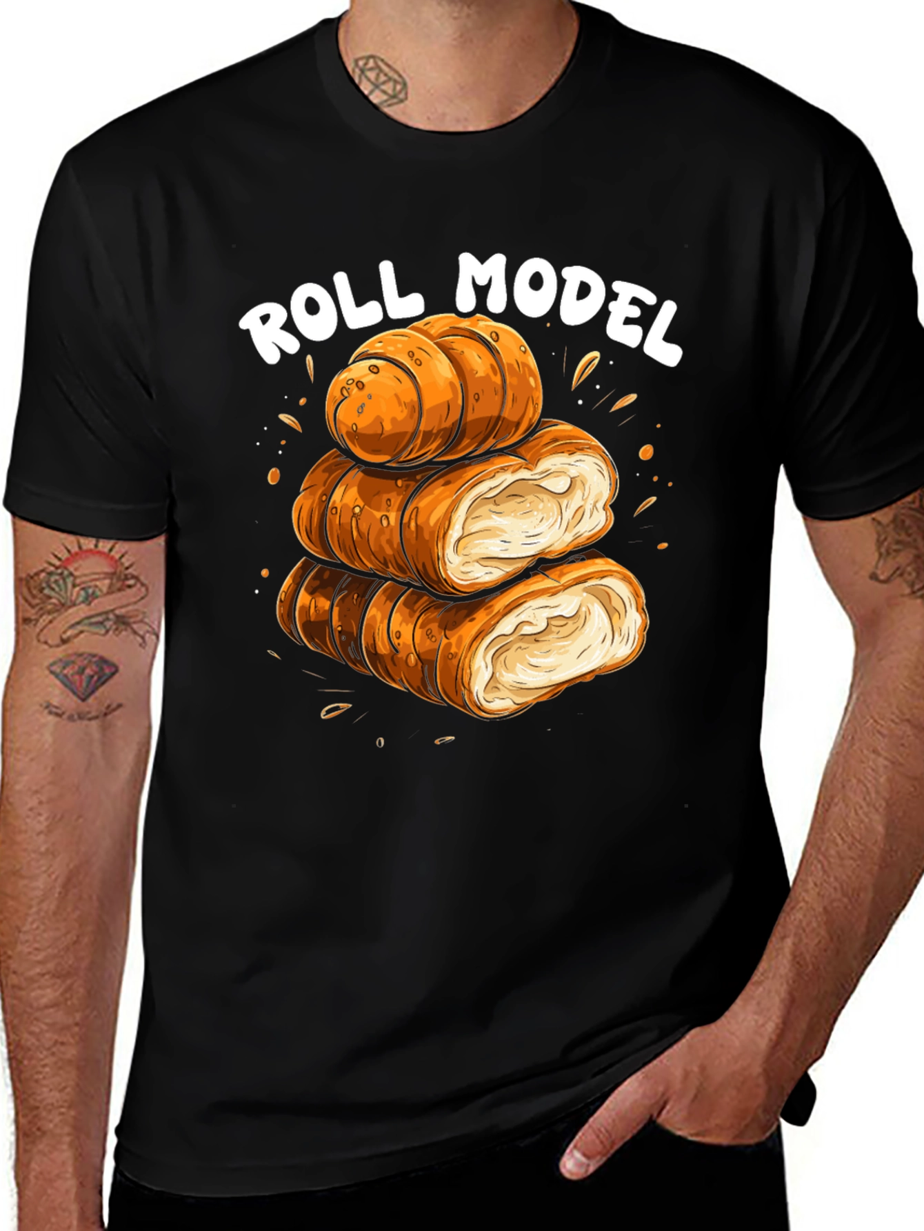 Variant 2 of Roll Model Graphic Tee