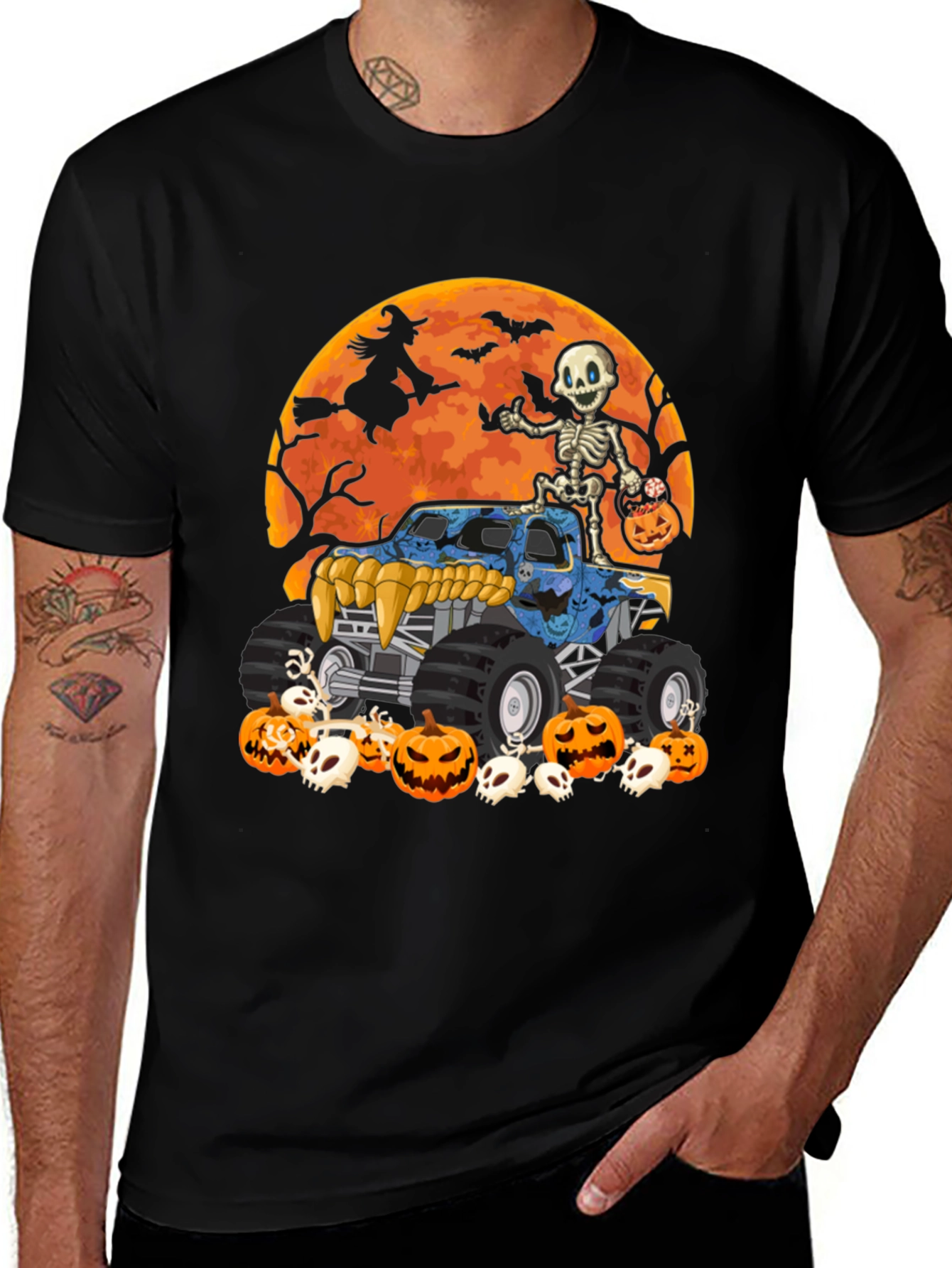 Halloween Monster Truck T-Shirt