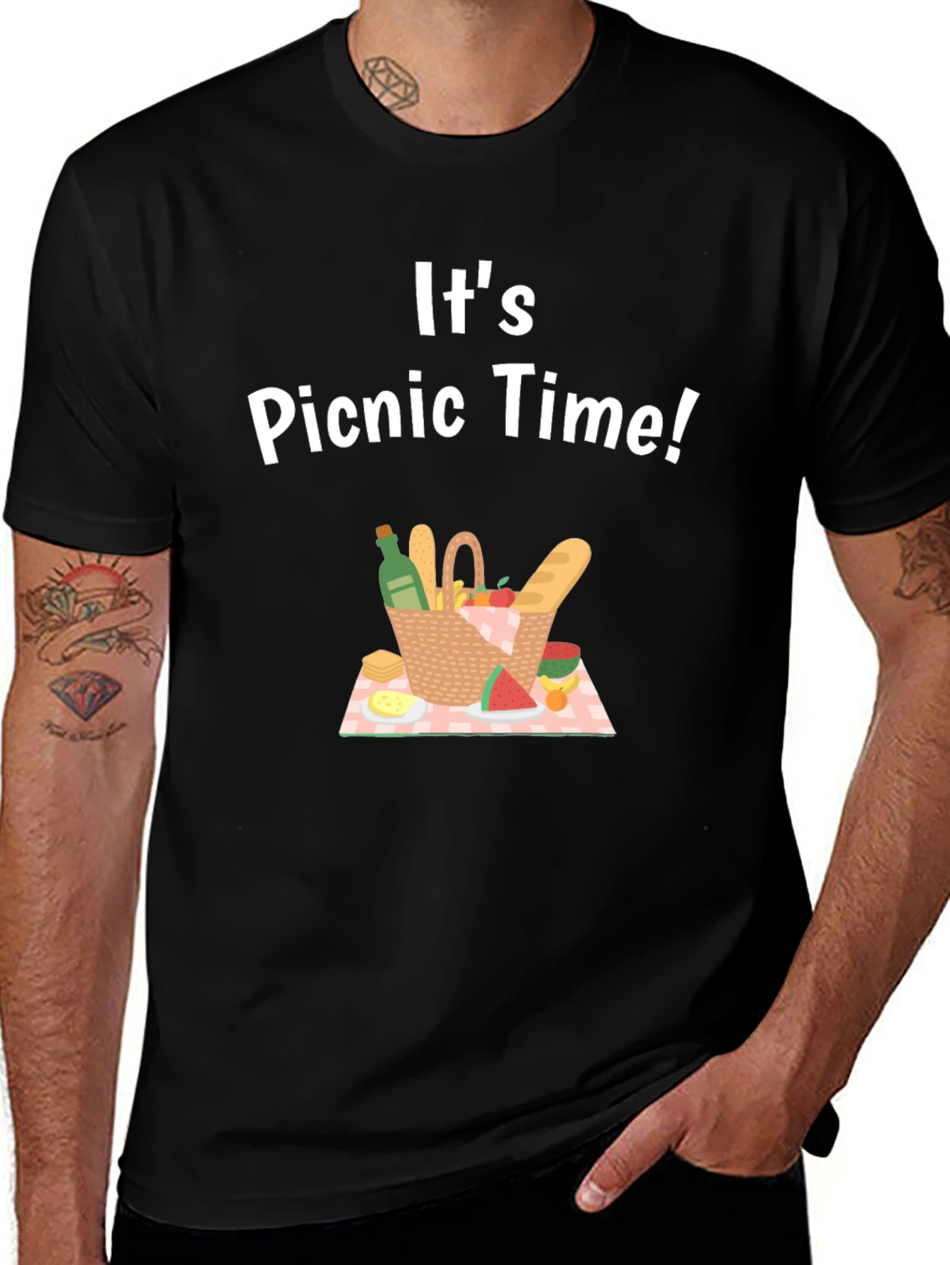 It's Picnic Time Graphic T-Shirt