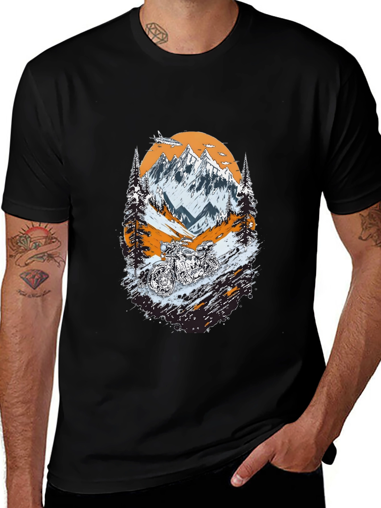 Variant 14 of Motorcycle Adventure T-Shirt