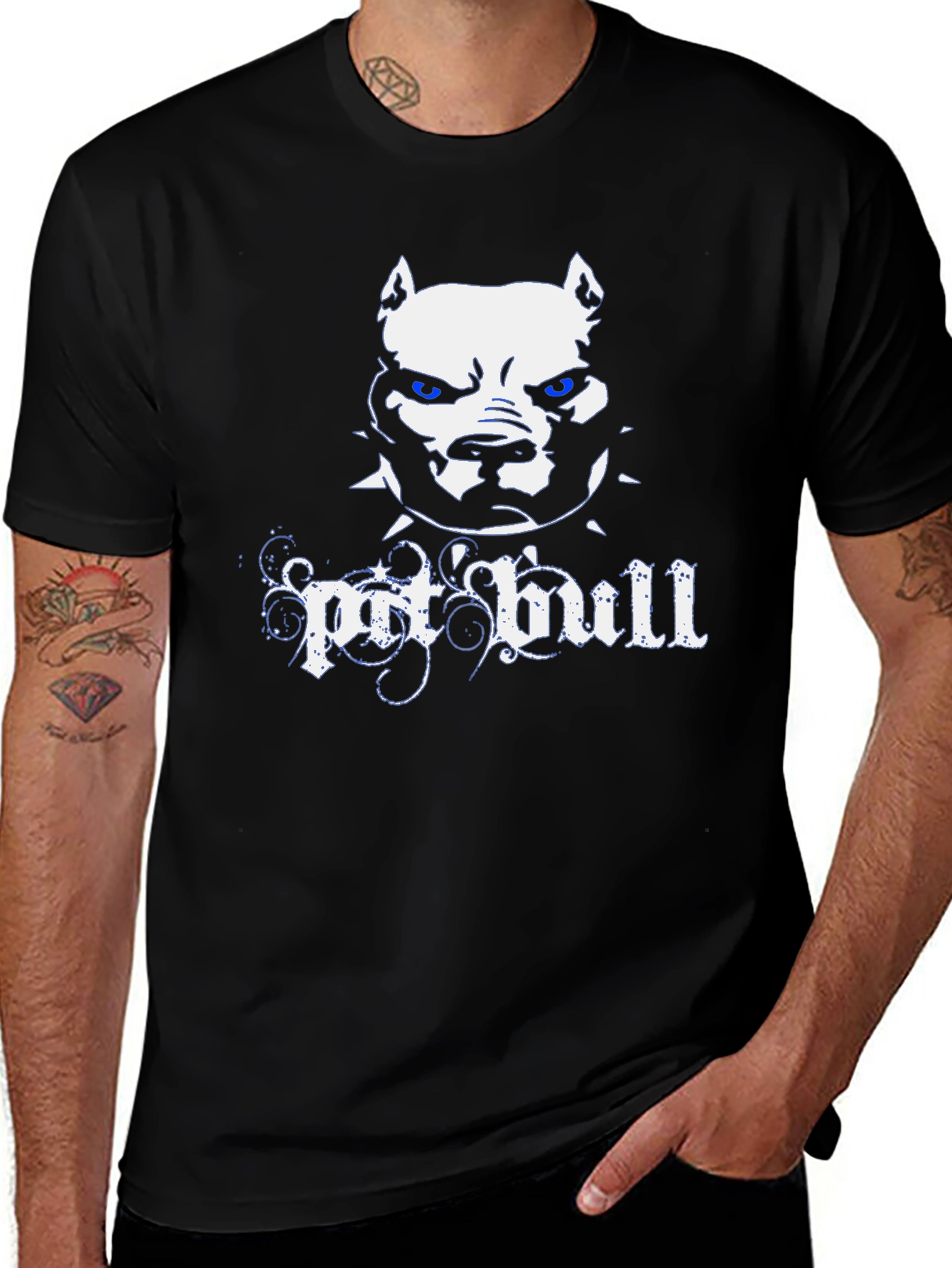 Variant 18 of Spot Bull Graphic T-Shirt - Black