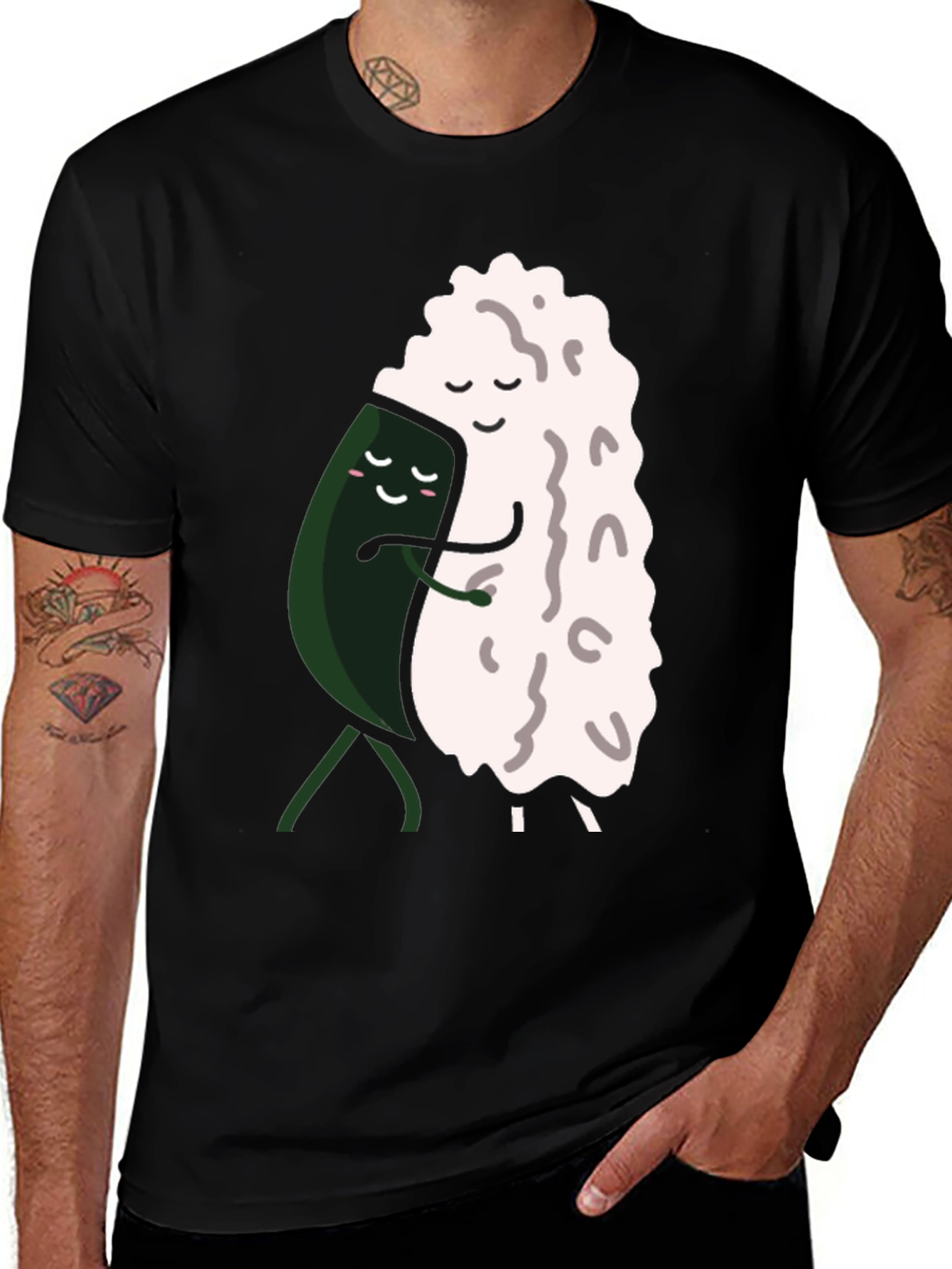 Variant 16 of Sushi Hug T-Shirt - Cute Foodie Tee