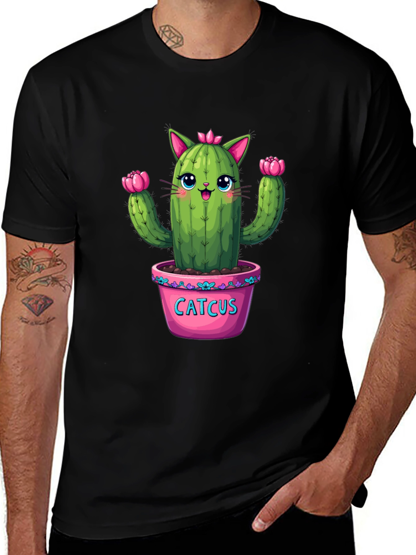 Variant 7 of Catcus T-Shirt - Cute Plant Tee