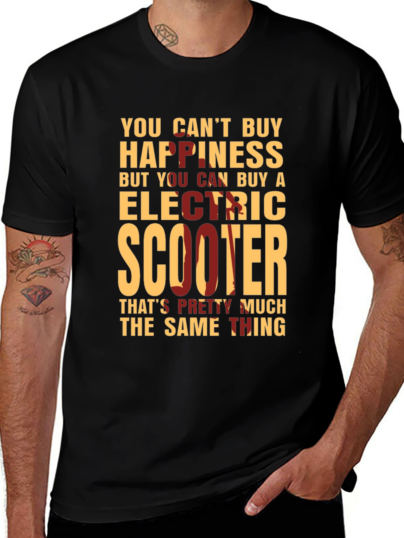 Variant 15 of Electric Scooter Happiness T-Shirt - Buy Now!
