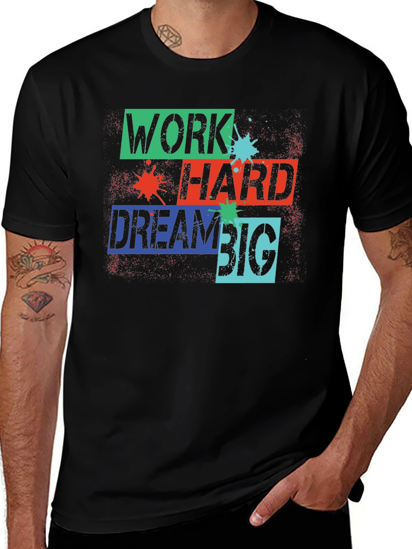 Work Hard Dream Big Graphic Tee