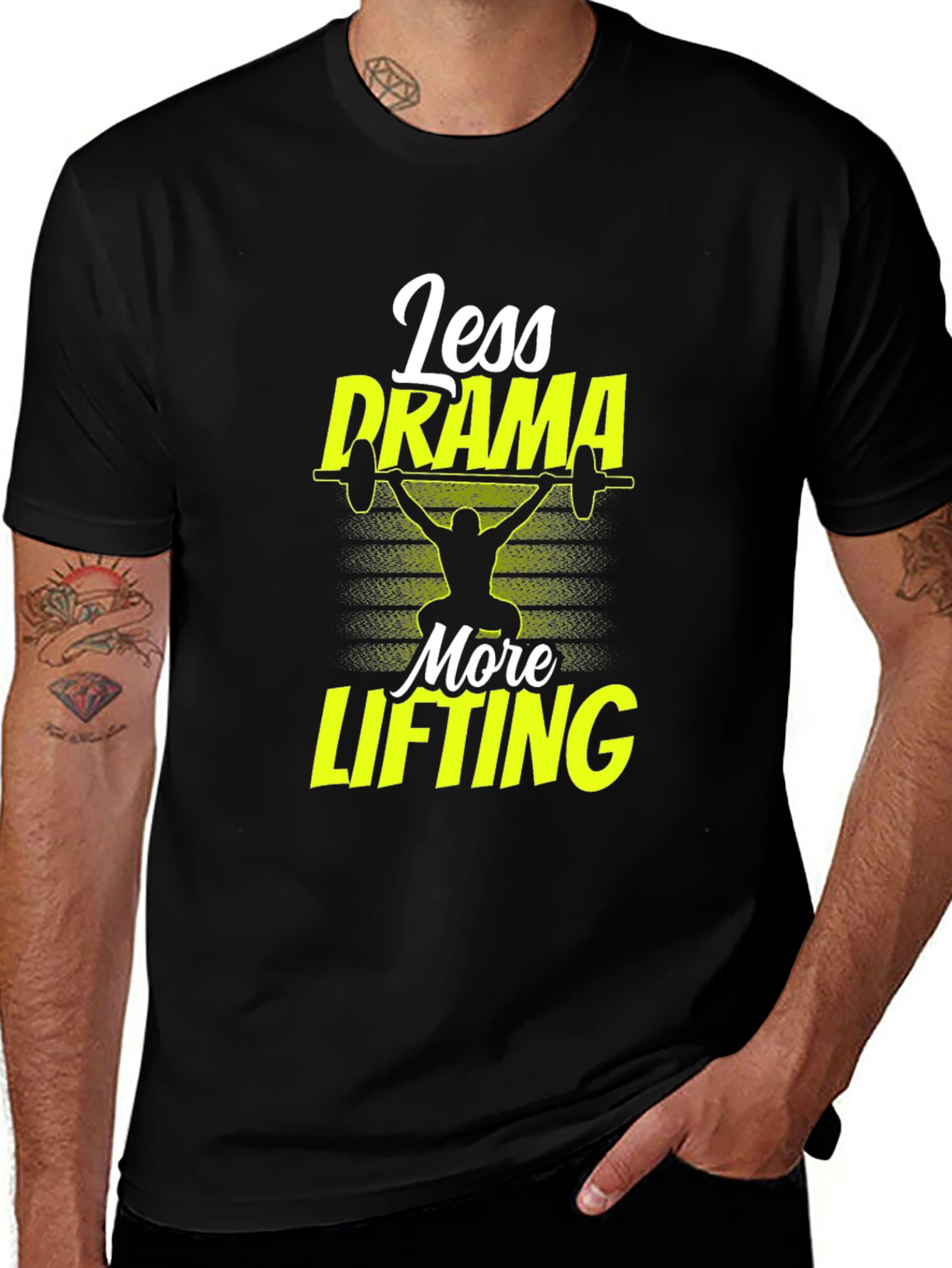 Less Drama More Lifting Graphic Tee
