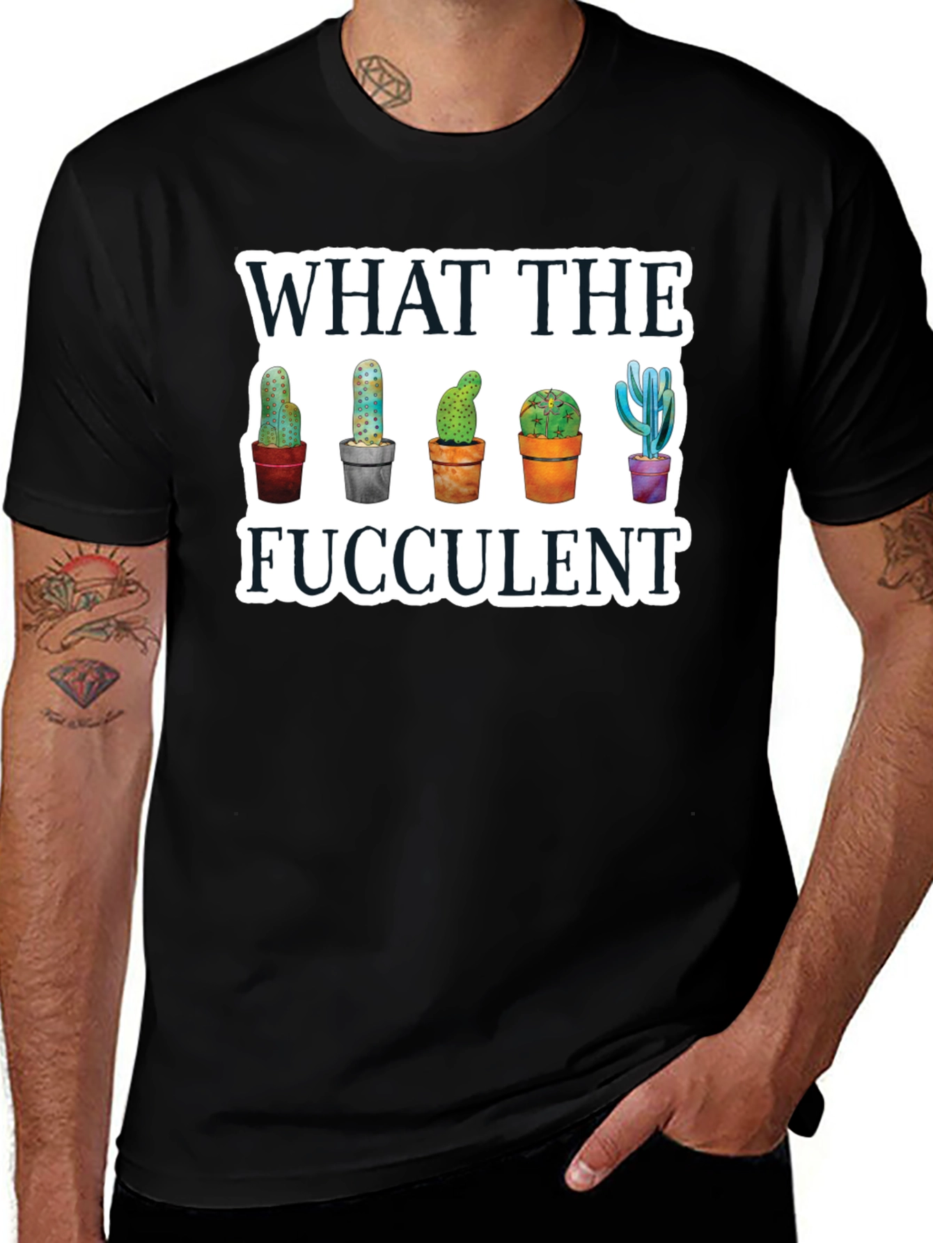 Variant 17 of What the Fucculent T-Shirt