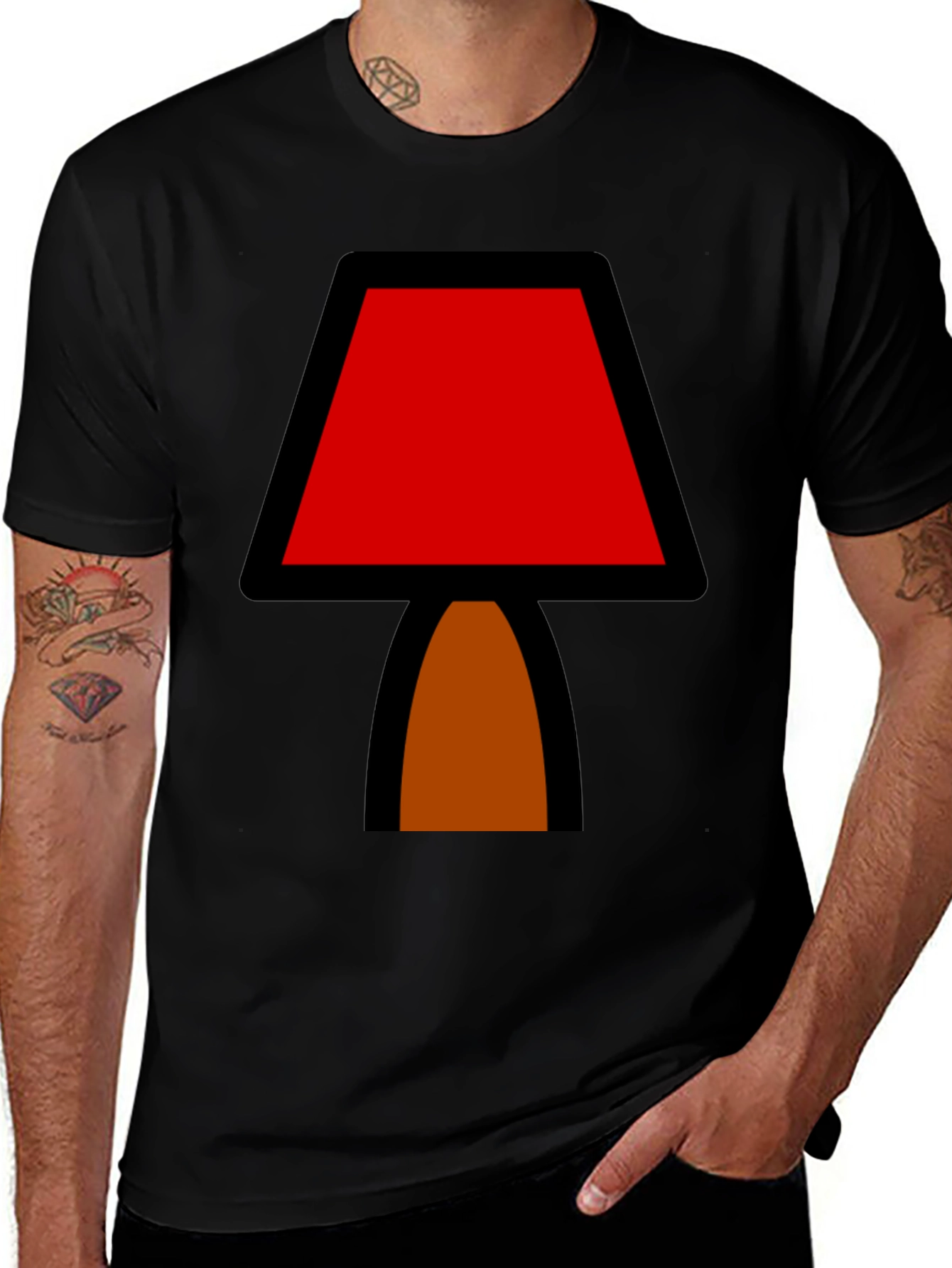 Variant 20 of Modern Lamp Graphic T-Shirt