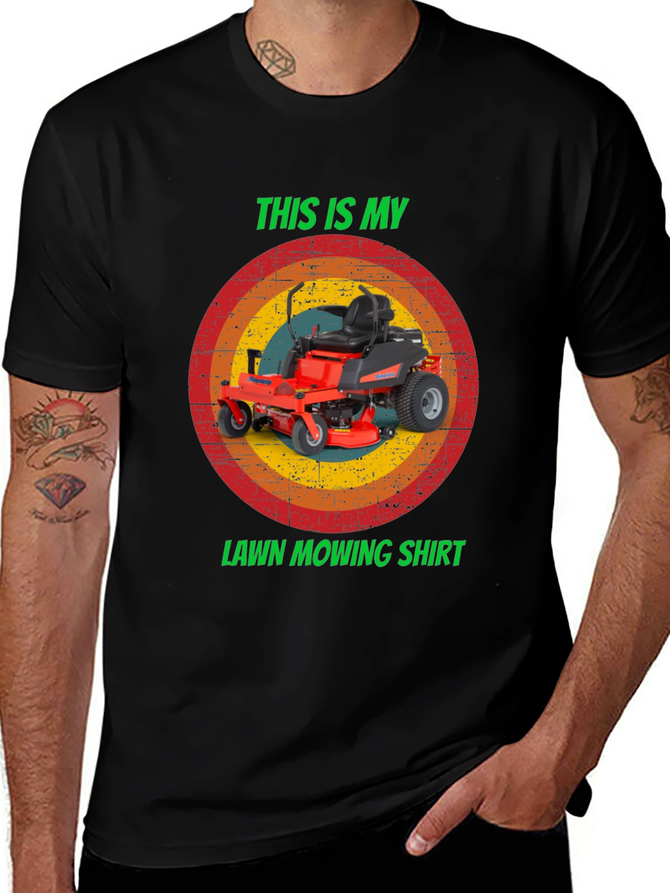Variant 15 of Lawn Mowing Shirt - Funny Graphic Tee