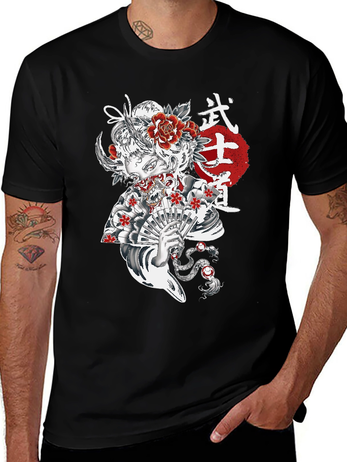 Variant 8 of Japanese Geisha T-Shirt