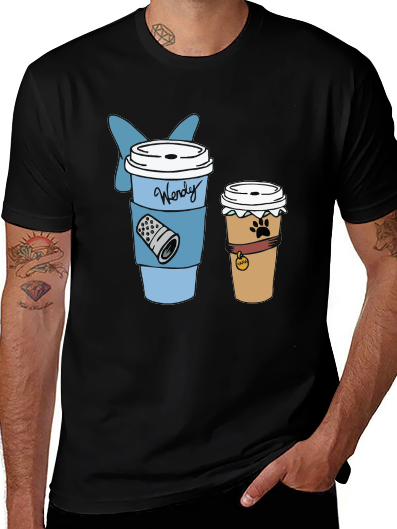 Variant 19 of Wendy's Coffee T-Shirt - Unique Design