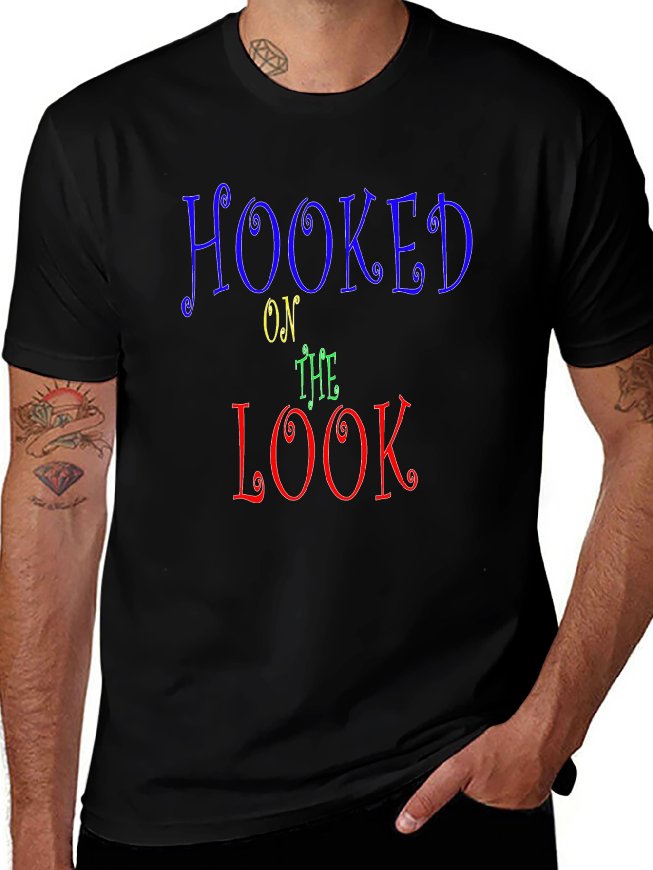 Variant 3 of Hooked on the Look Graphic T-Shirt