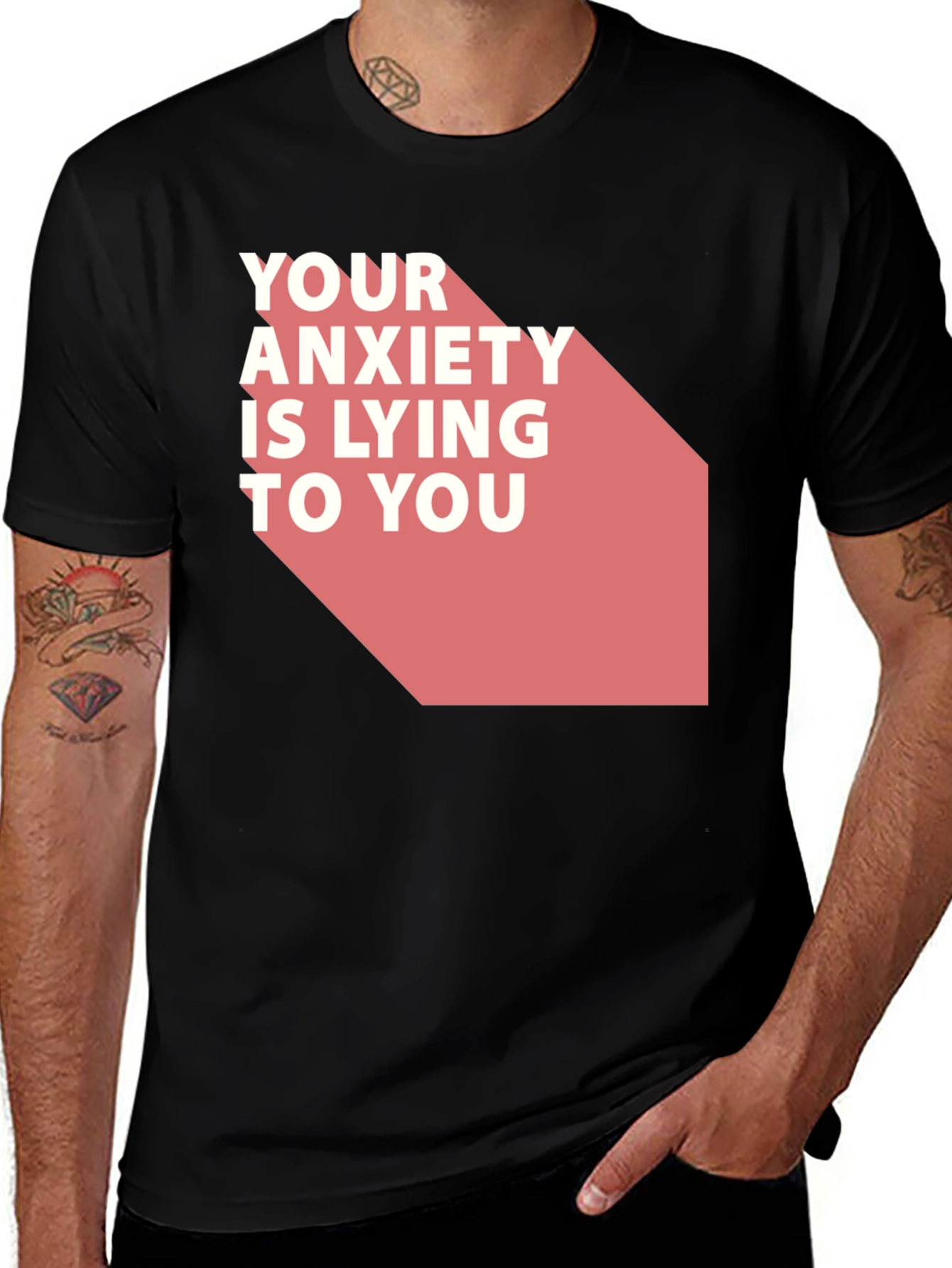 Variant 11 of Anxiety Awareness T-Shirt - You Are Not Alone