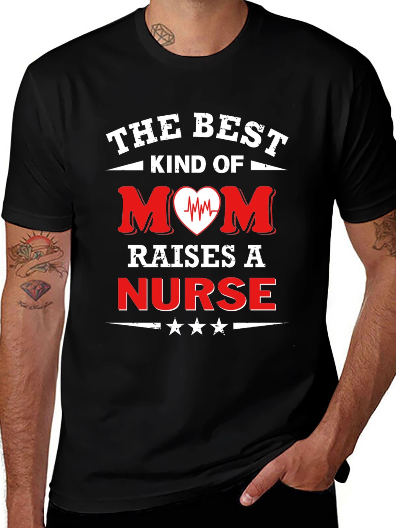 Variant 11 of Best Kind of Mom Raises A Nurse T-Shirt