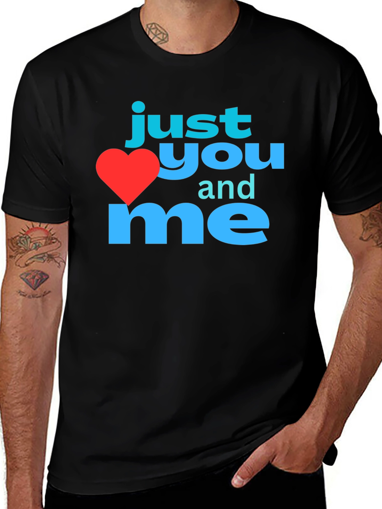Variant 27 of Just You and Me Graphic Tee