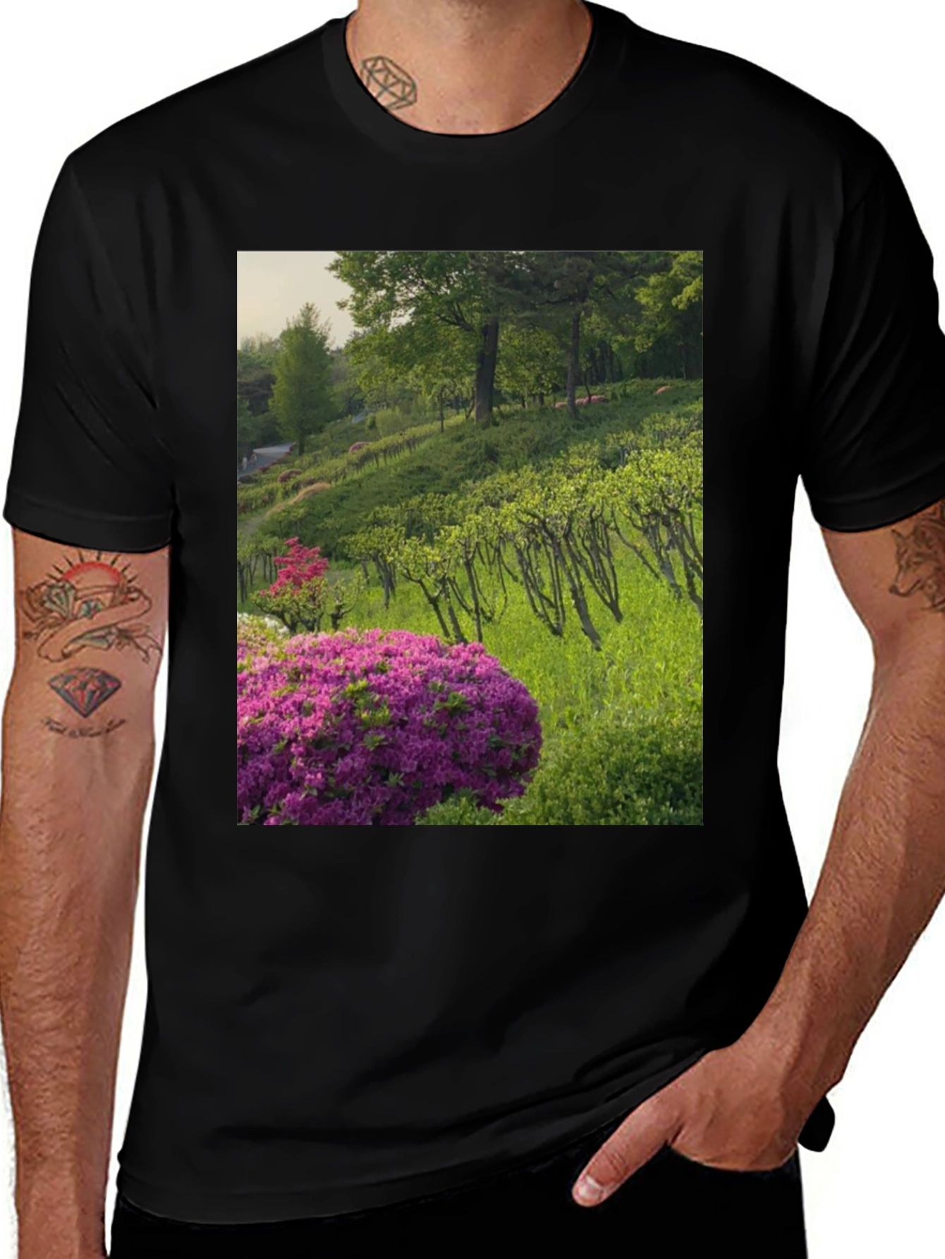 Variant 7 of Nature Vineyard Graphic Tee
