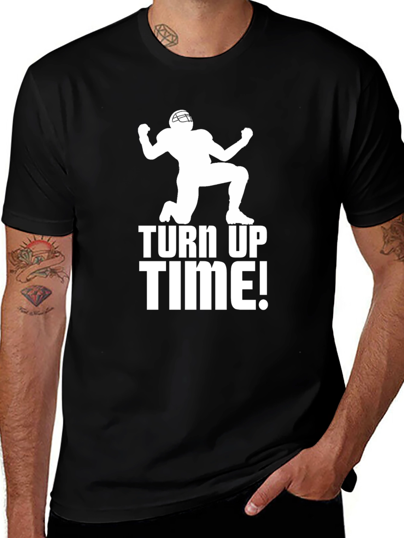 Variant 17 of Turn Up Time Football T-Shirt