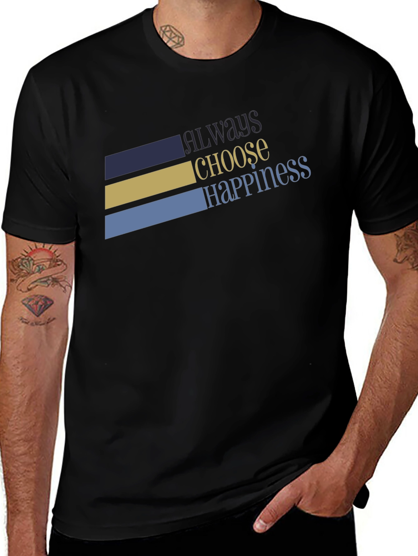 Variant 3 of Always Choose Happiness Graphic T-Shirt