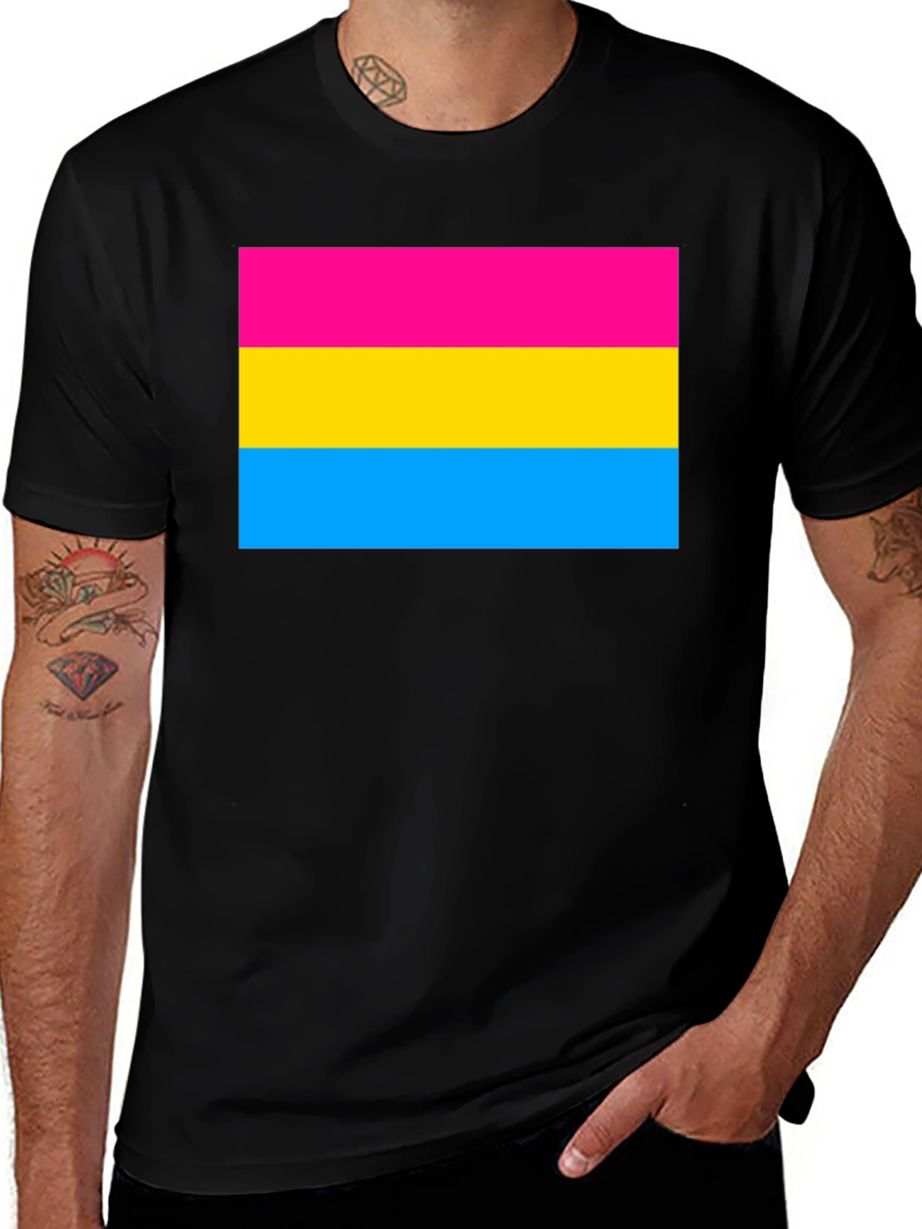 Variant 23 of Pansexual Pride Flag T-Shirt