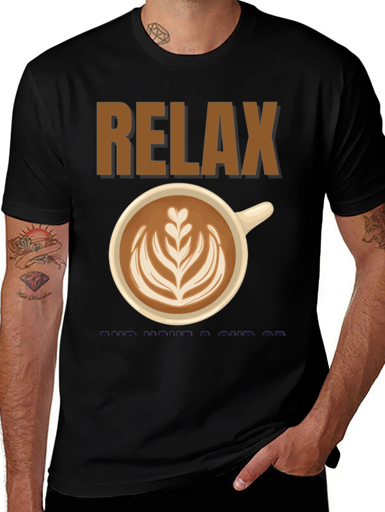 Relax Coffee Graphic Tee