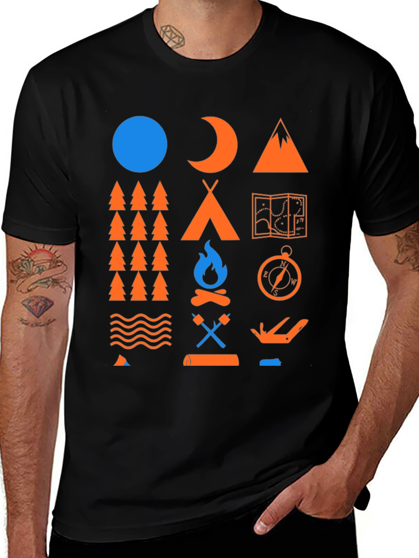 Variant 27 of Camping Graphic T-Shirt - Outdoor Adventure Tee