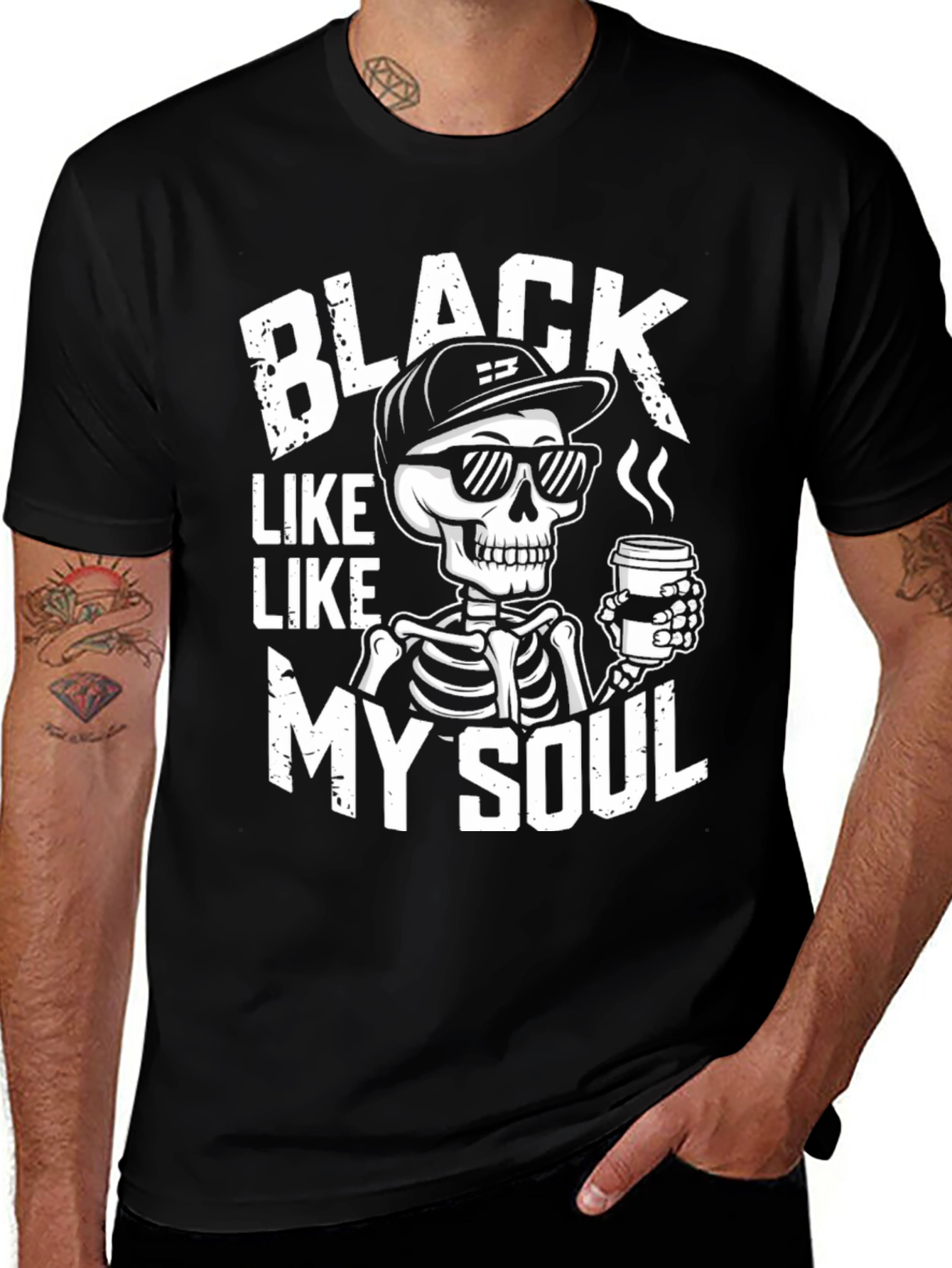 Variant 15 of Black Like My Soul Graphic T-Shirt