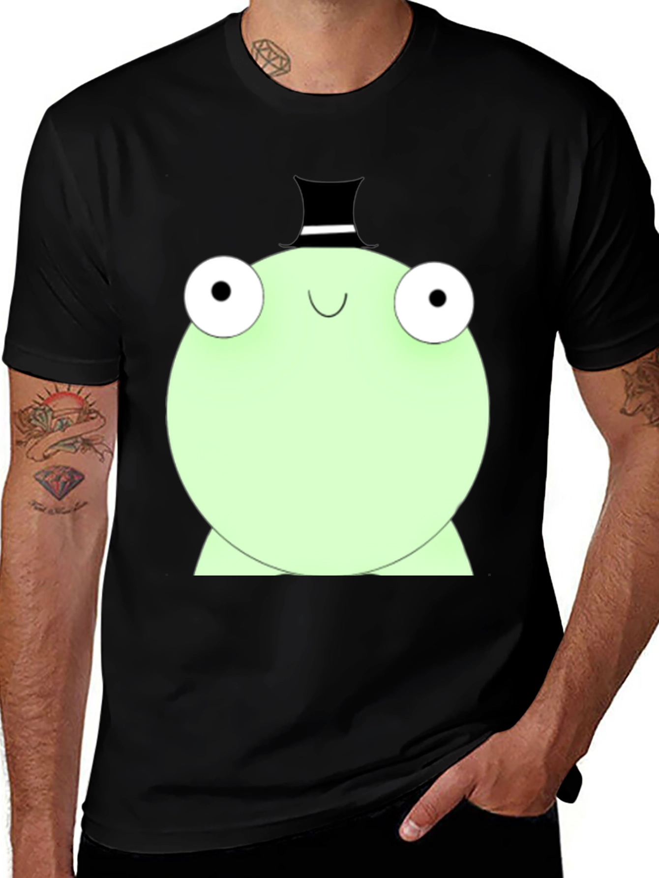 Variant 11 of Frog with Top Hat T-Shirt