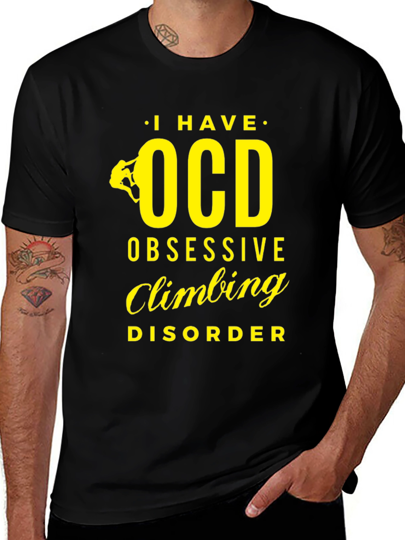 Variant 19 of Climbing Obsessive Disorder T-Shirt