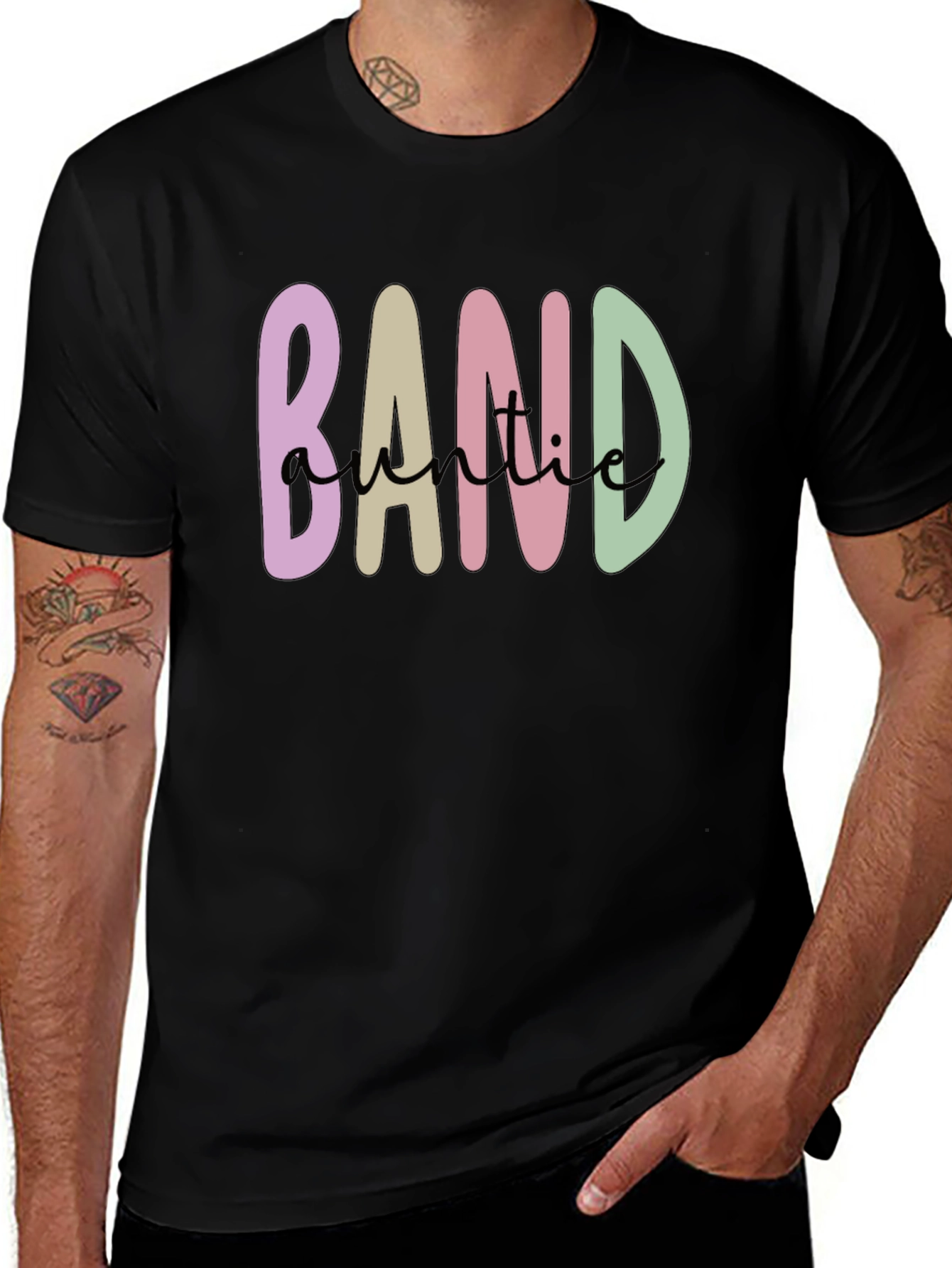 Variant 28 of Band Auntie Graphic T-Shirt