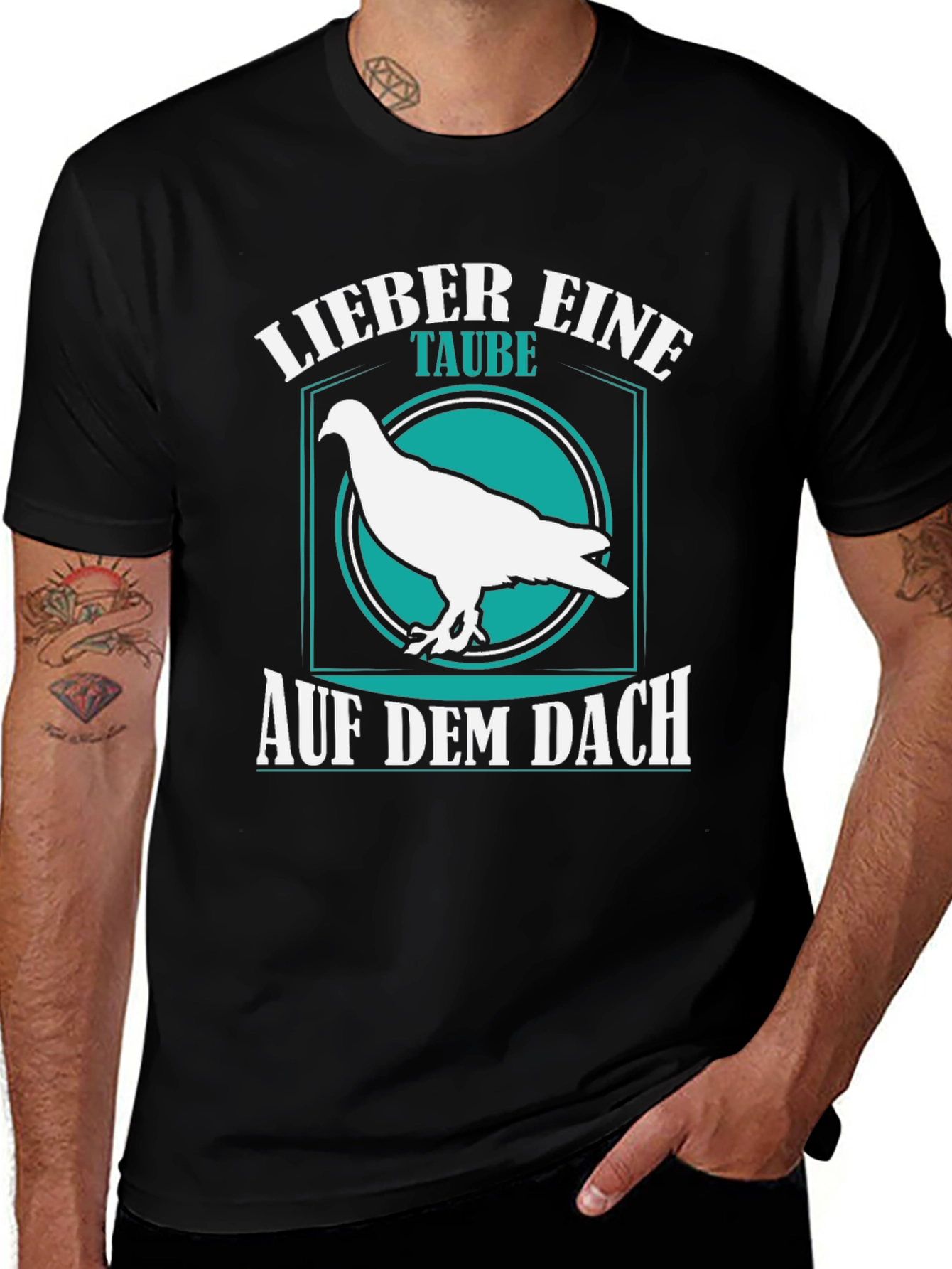 Variant 9 of Lieber Eine Taube T-Shirt - Pigeon Lover Tee