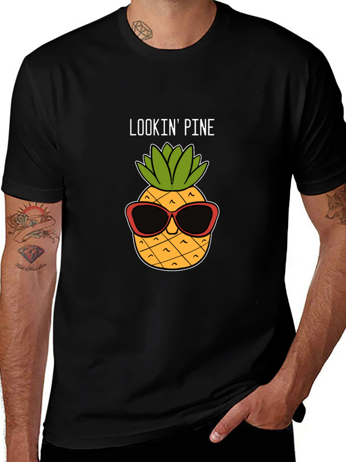 Lookin' Pine Pineapple Graphic T-Shirt
