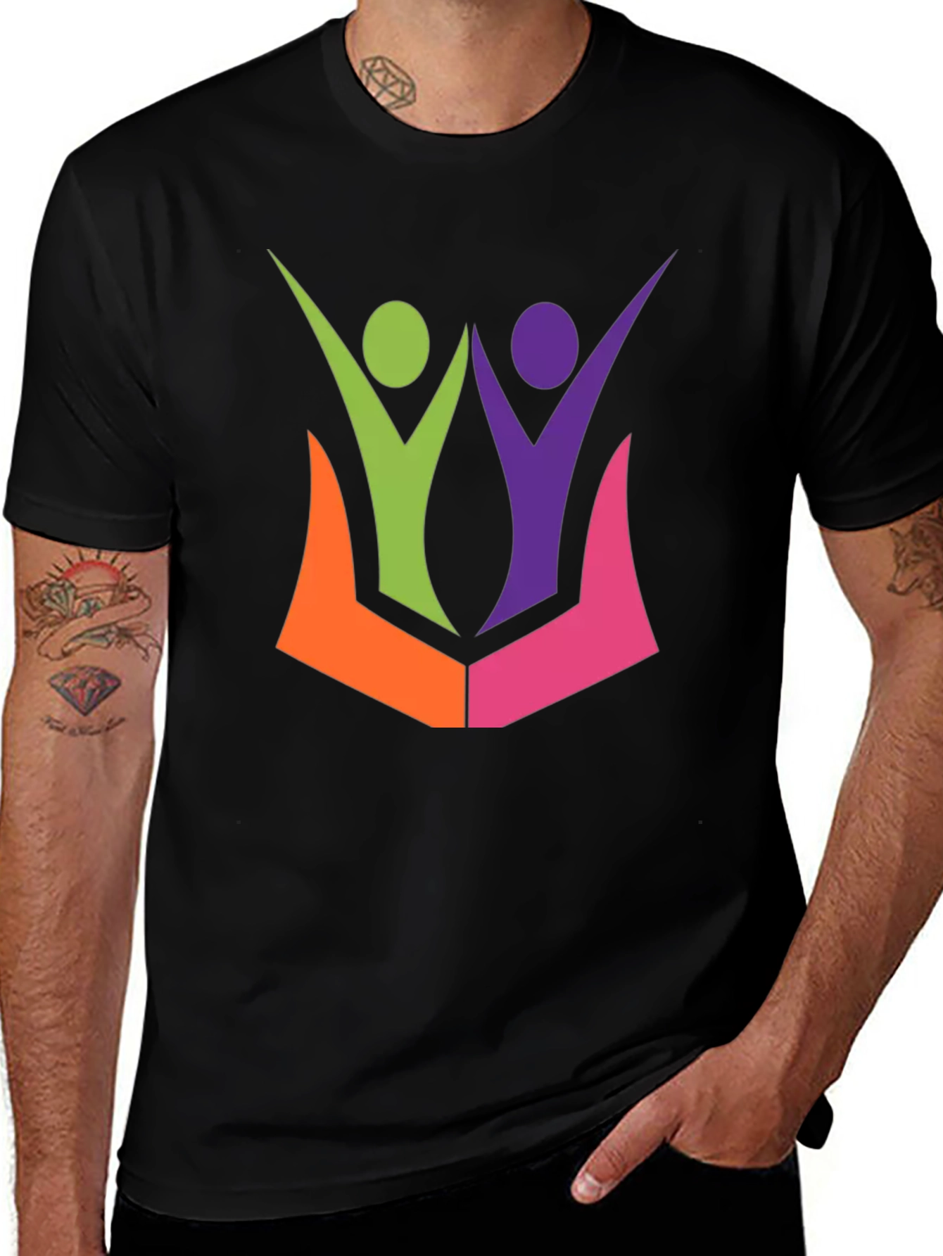Variant 29 of Colorful Graphic T-Shirt: Unity Book Design