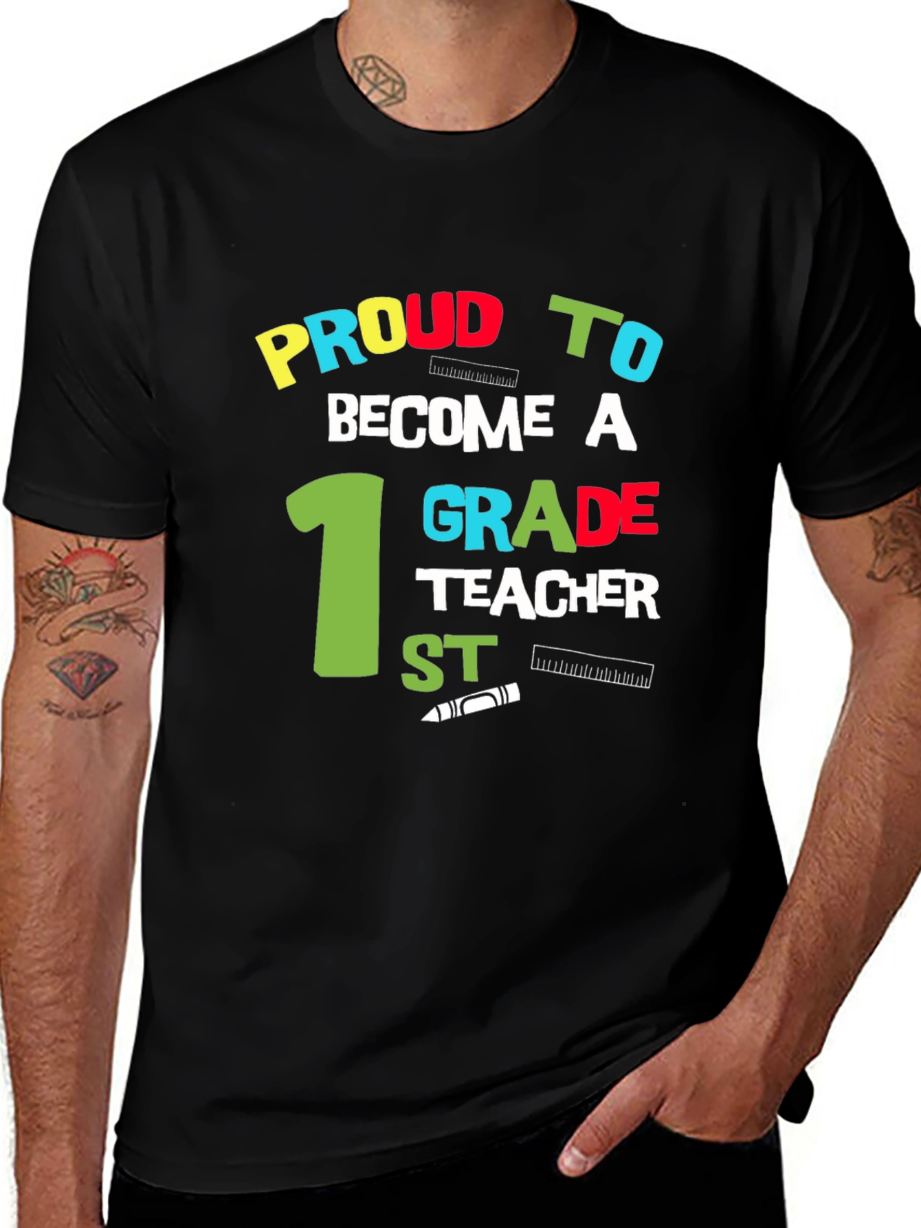 Proud 1st Grade Teacher T-Shirt