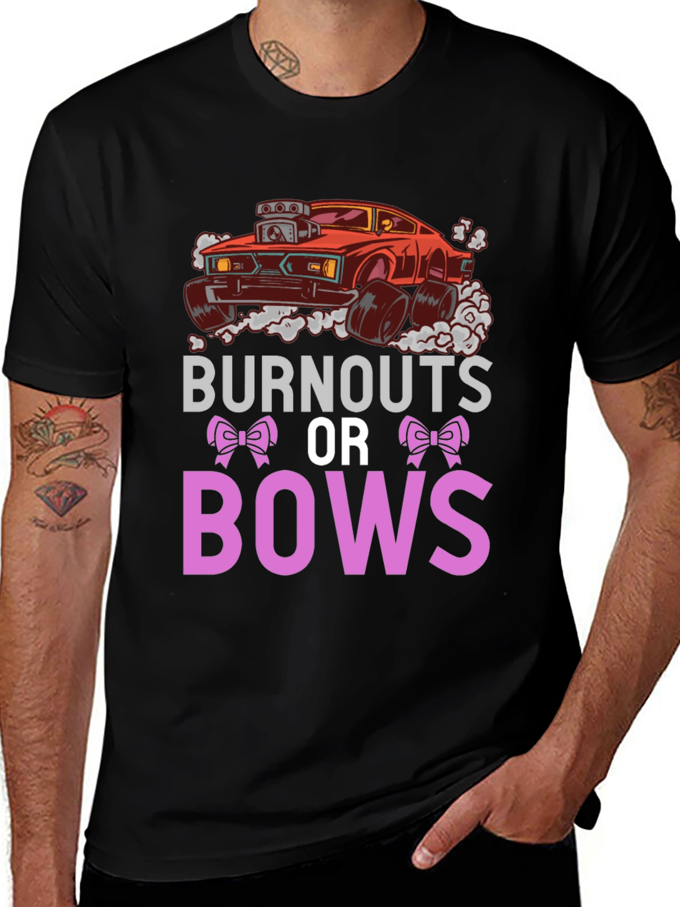 Variant 7 of Burnouts or Bows Unisex T-Shirt