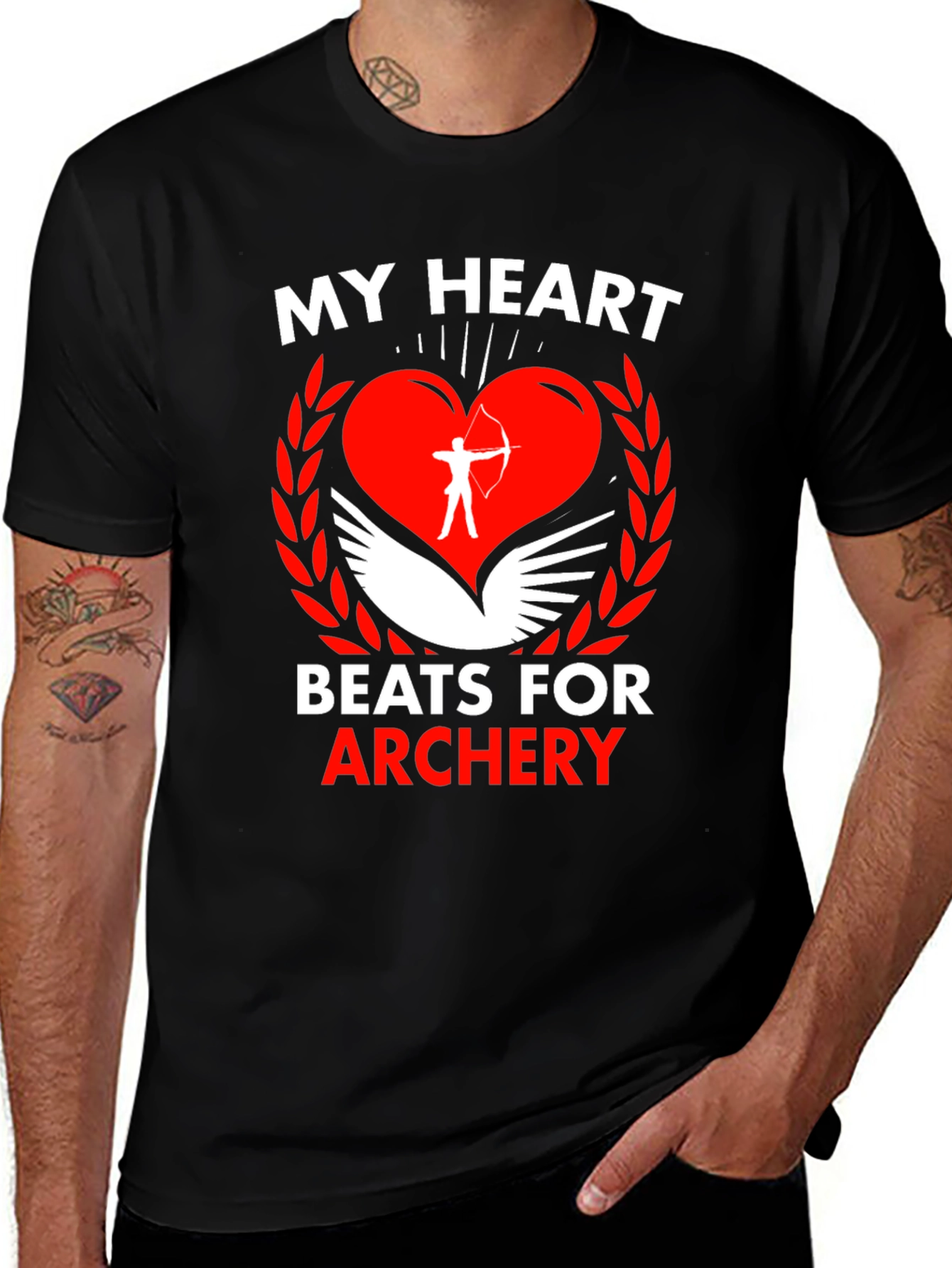 Variant 5 of Archery Heart T-Shirt - Archer Gift